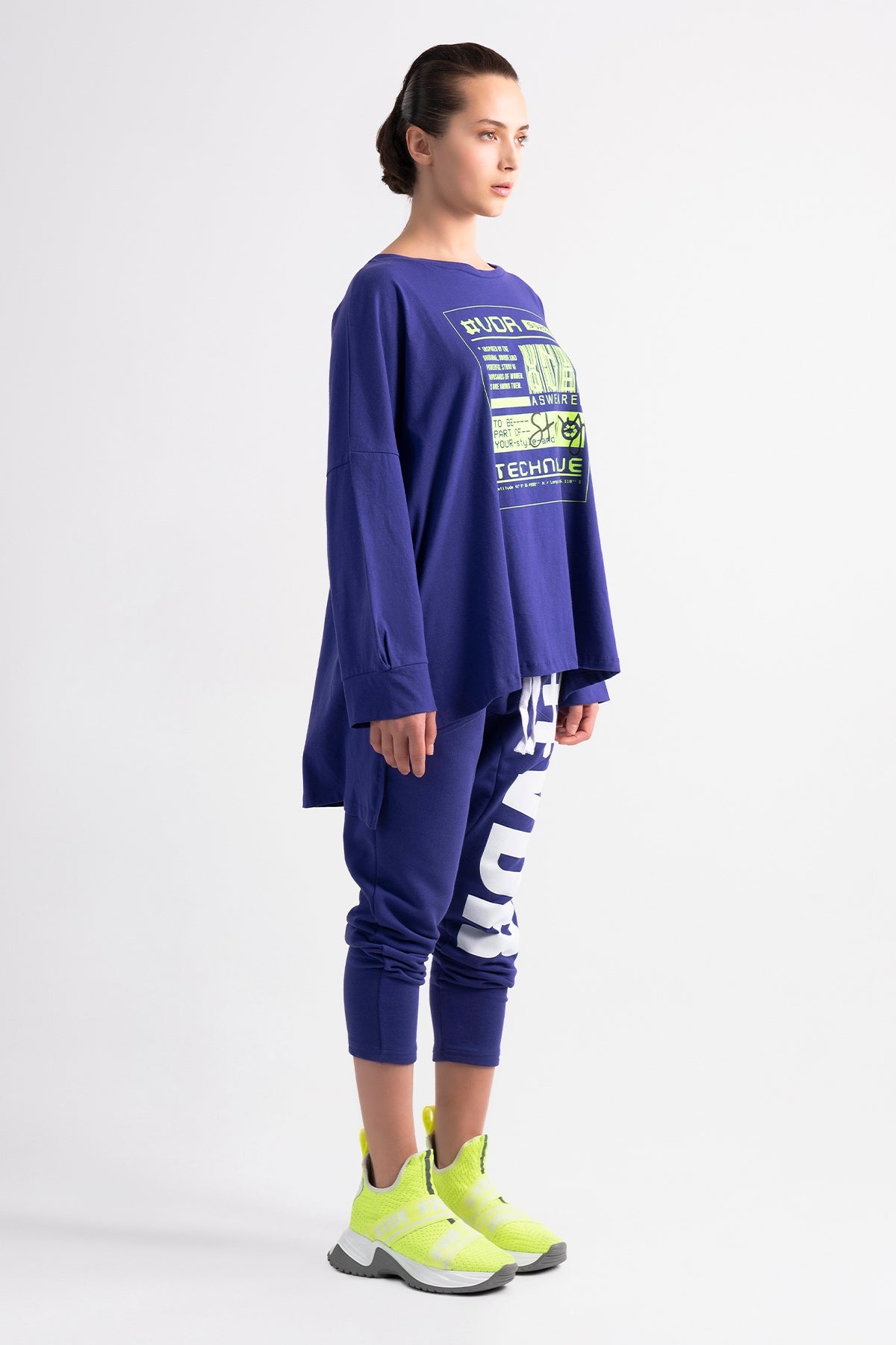 Siyah  Uzun T-shirt 7169