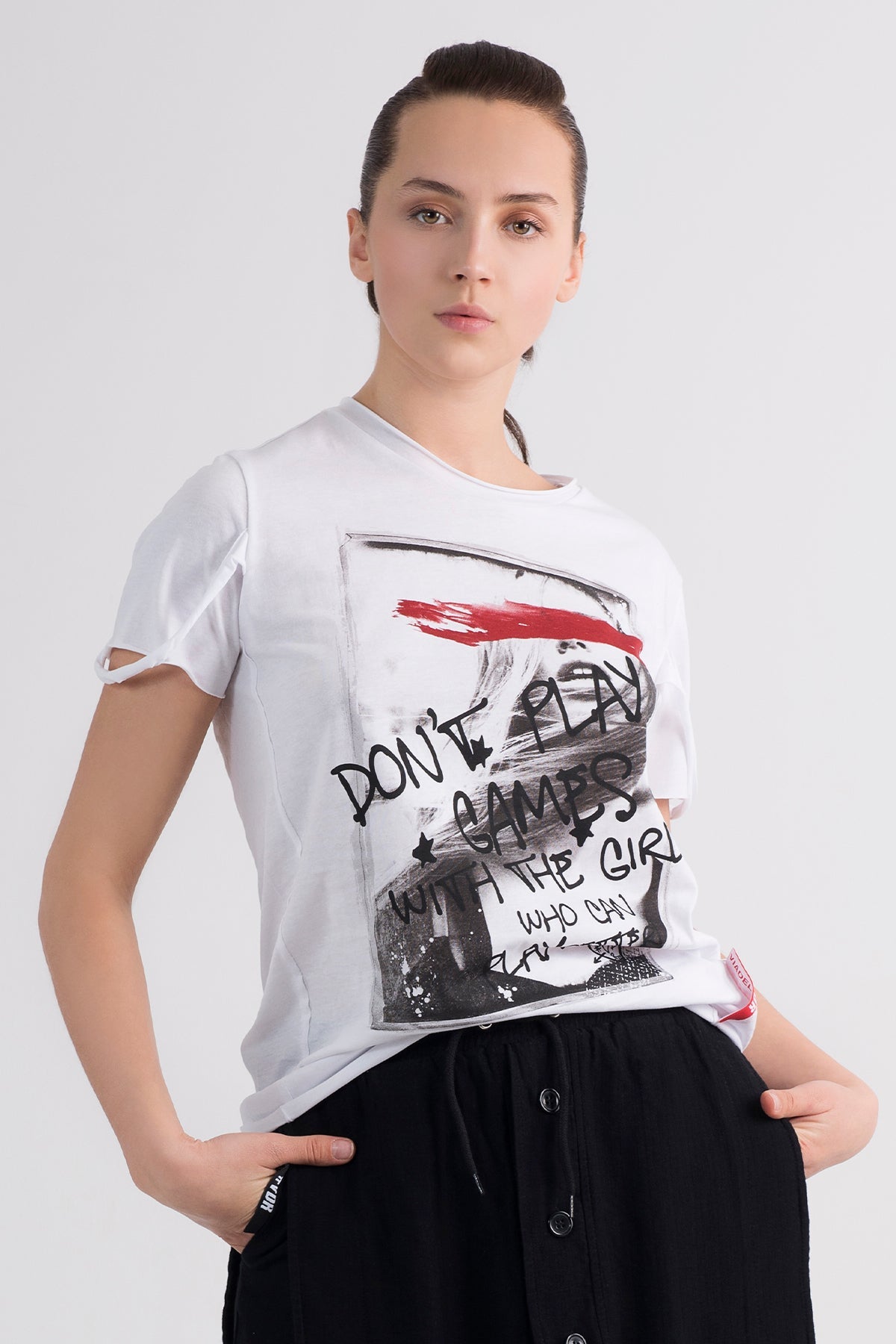 Beyaz  T-shirt 7336