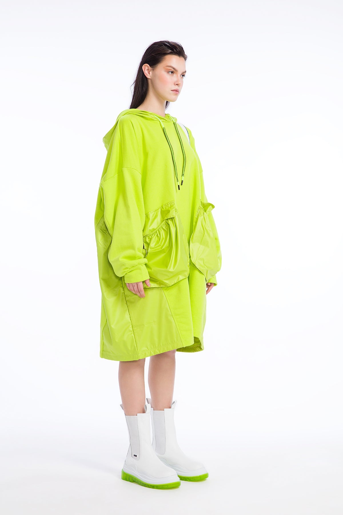 Açik Yesil  Elbise 9061
