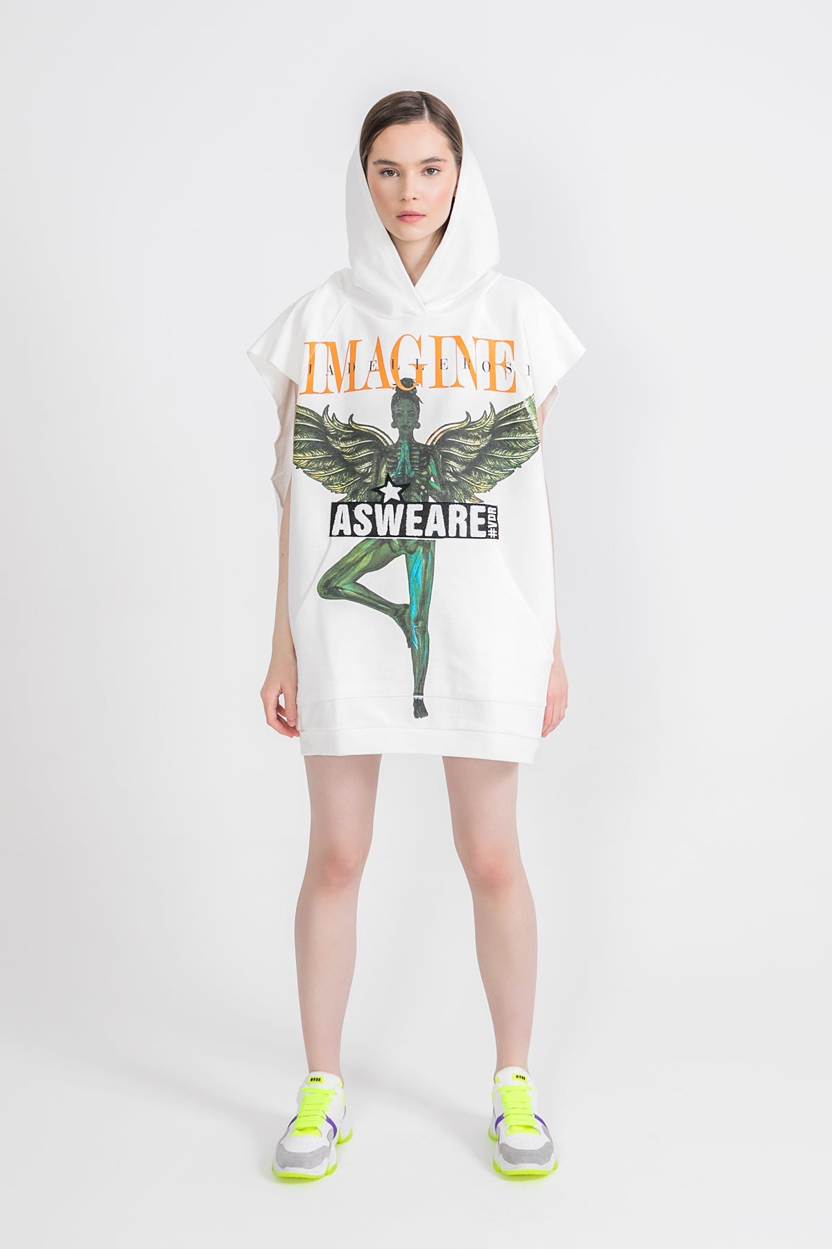 Ekru  Sweatshirt 9109