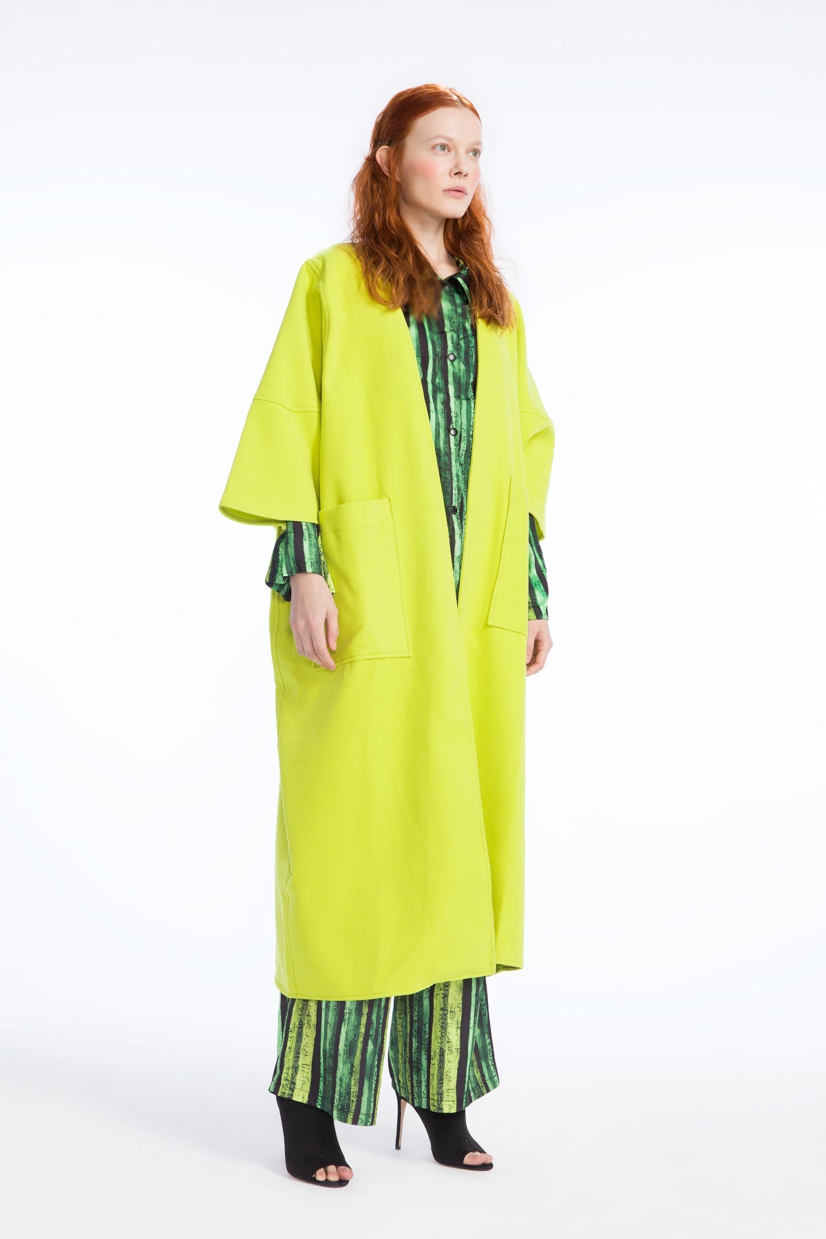 Açik Yesil  Ceket 9191