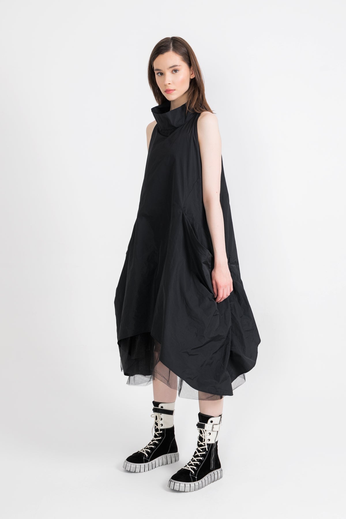 Siyah  Elbise 9196