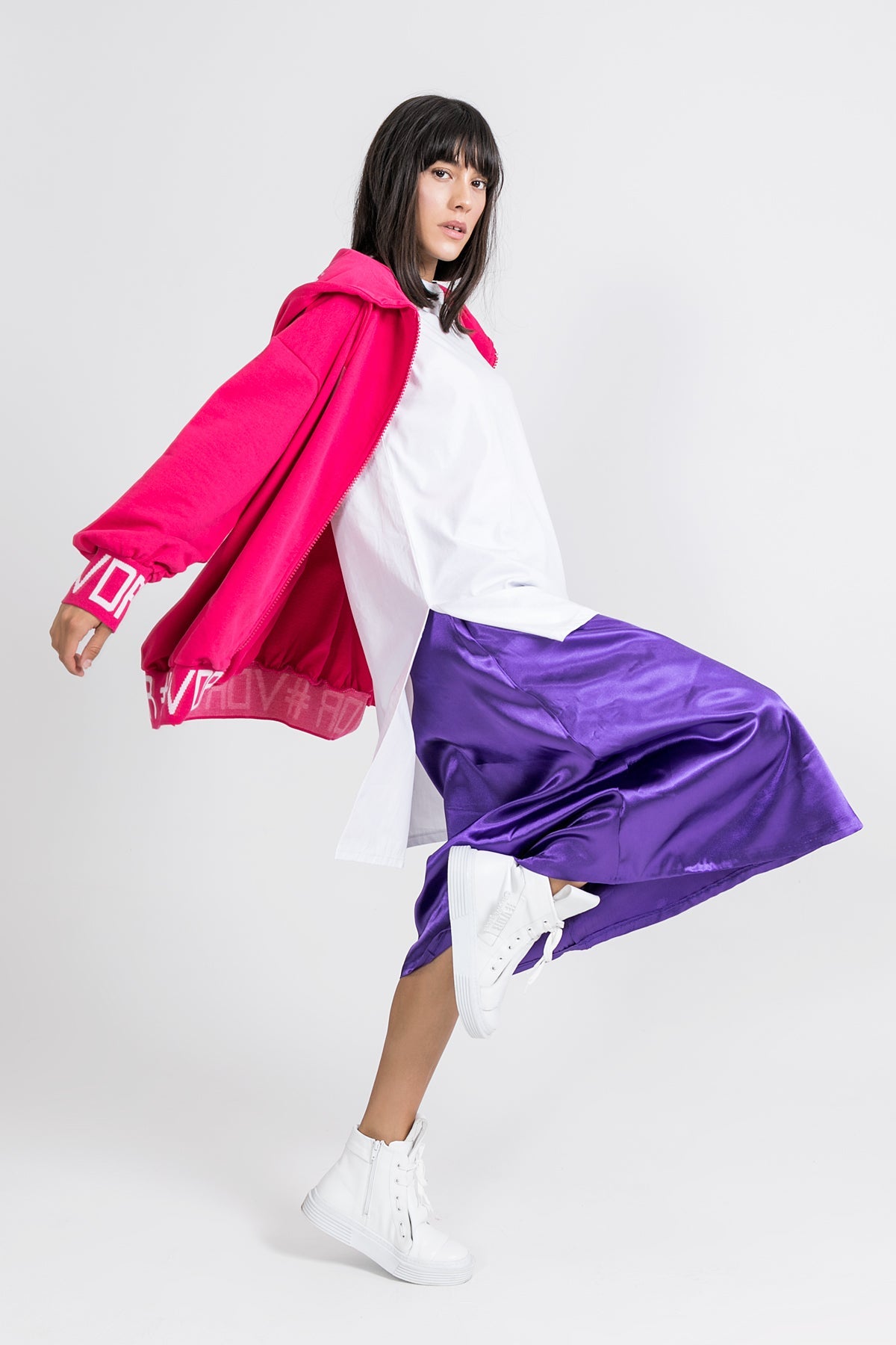 Koyu Pembe  Sweatshirt 9203
