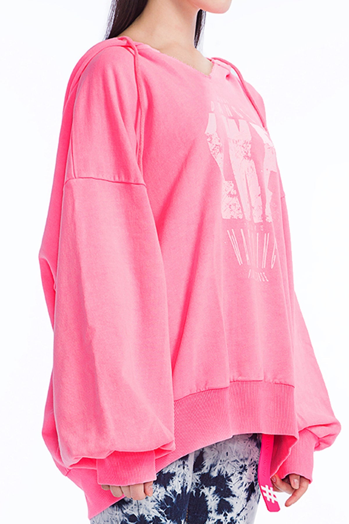 Pembe Neon  Sweatshirt 9229