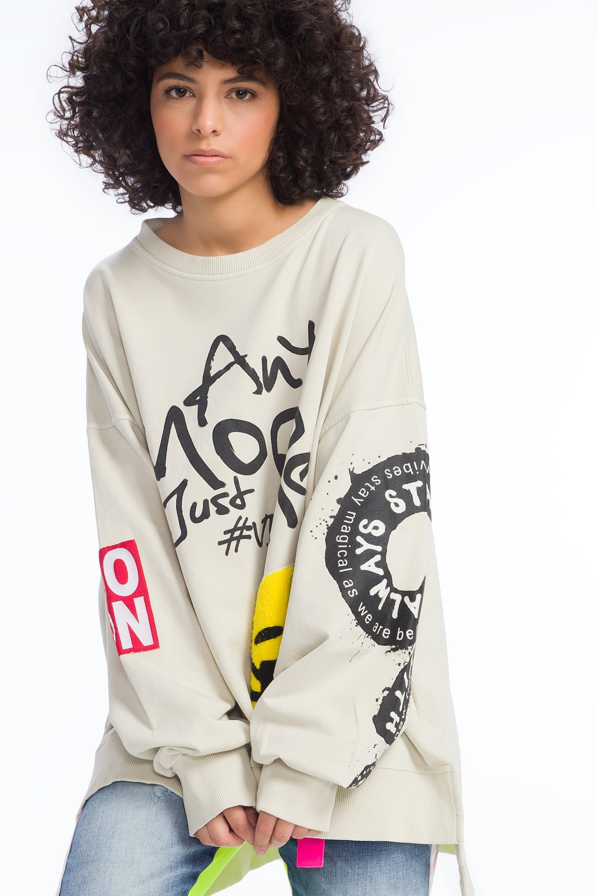 Bej  Sweatshirt 9234