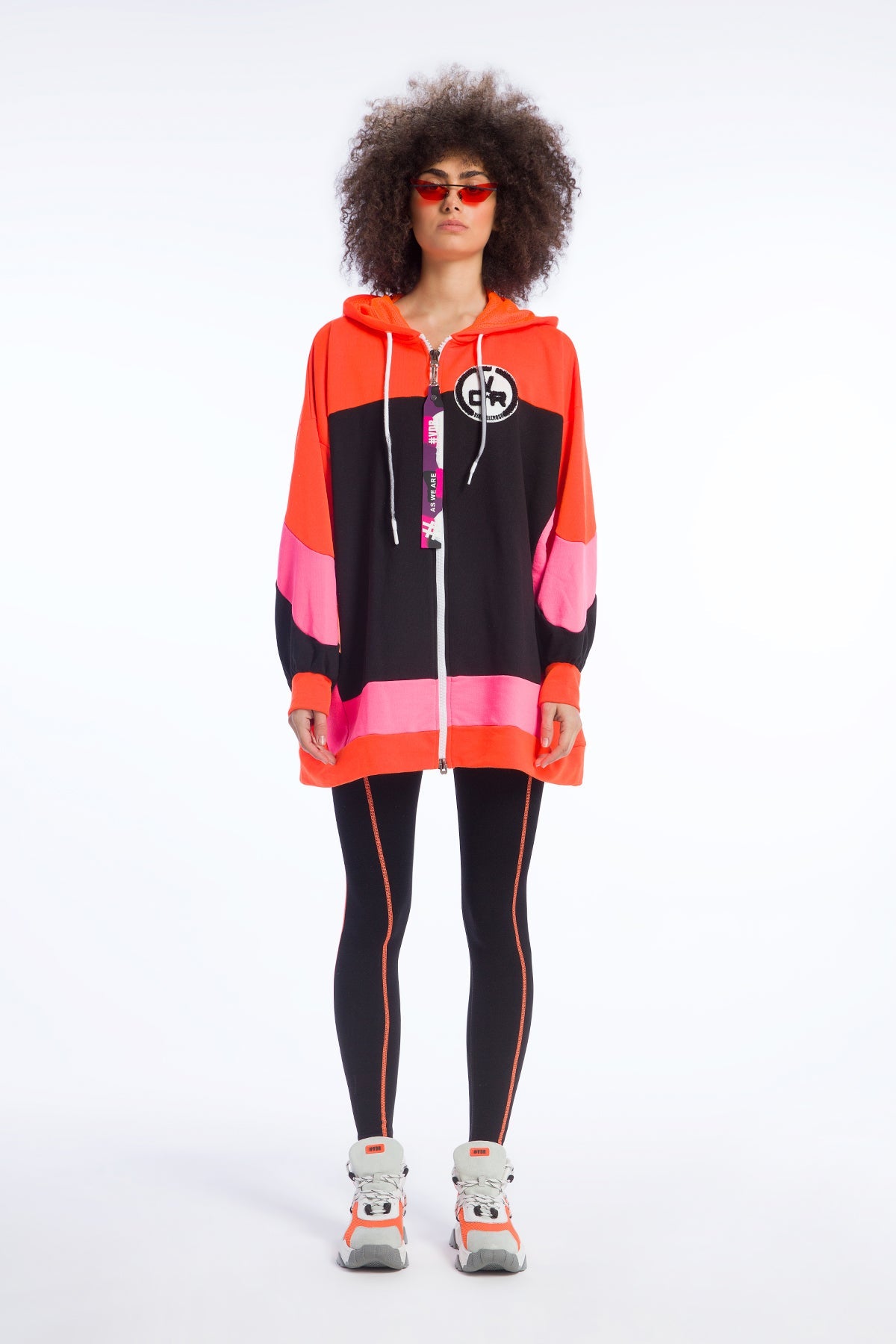 Siyah Turuncu  Sweatshirt 9241