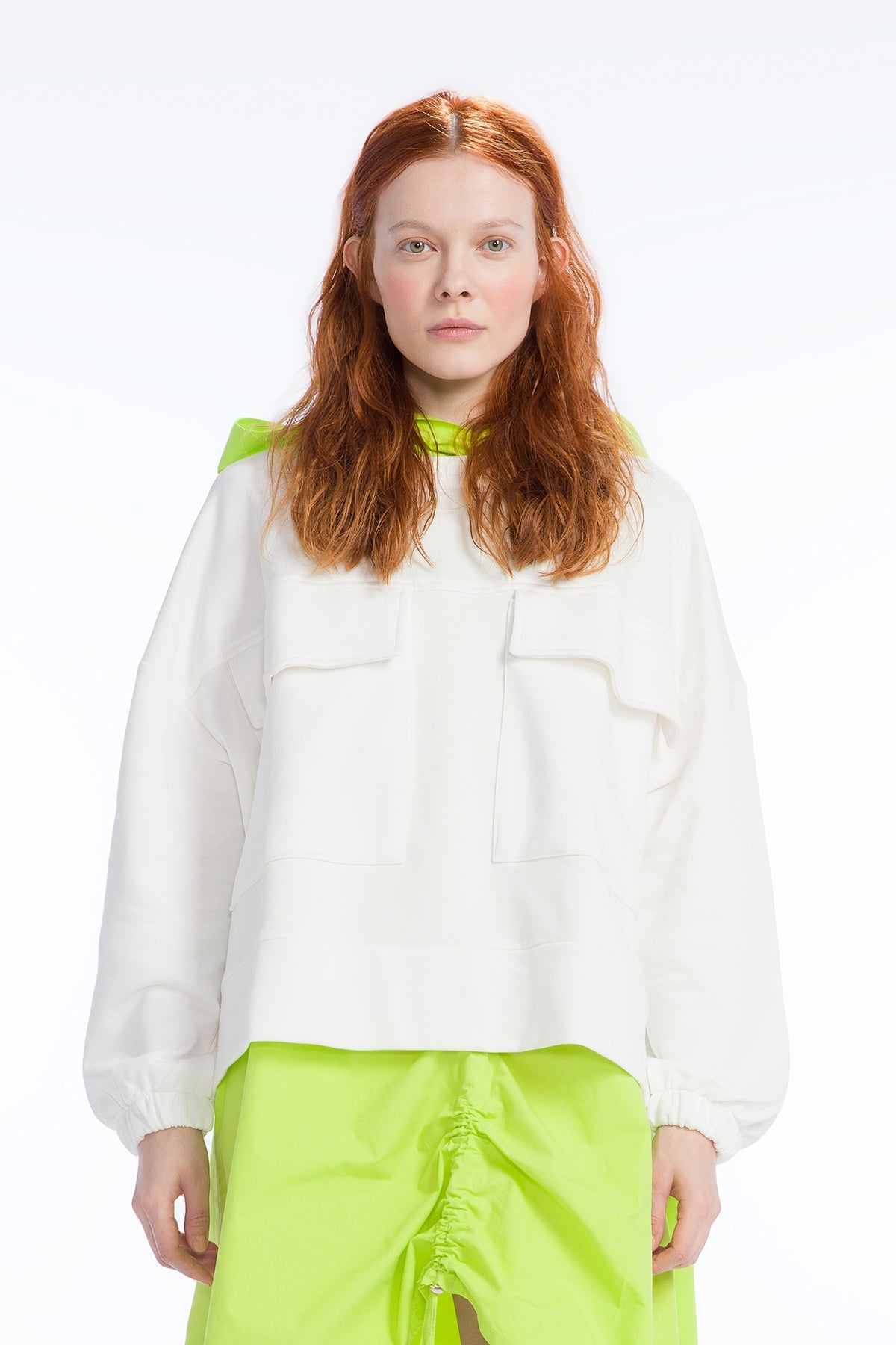 Ekru  Sweatshirt 9243