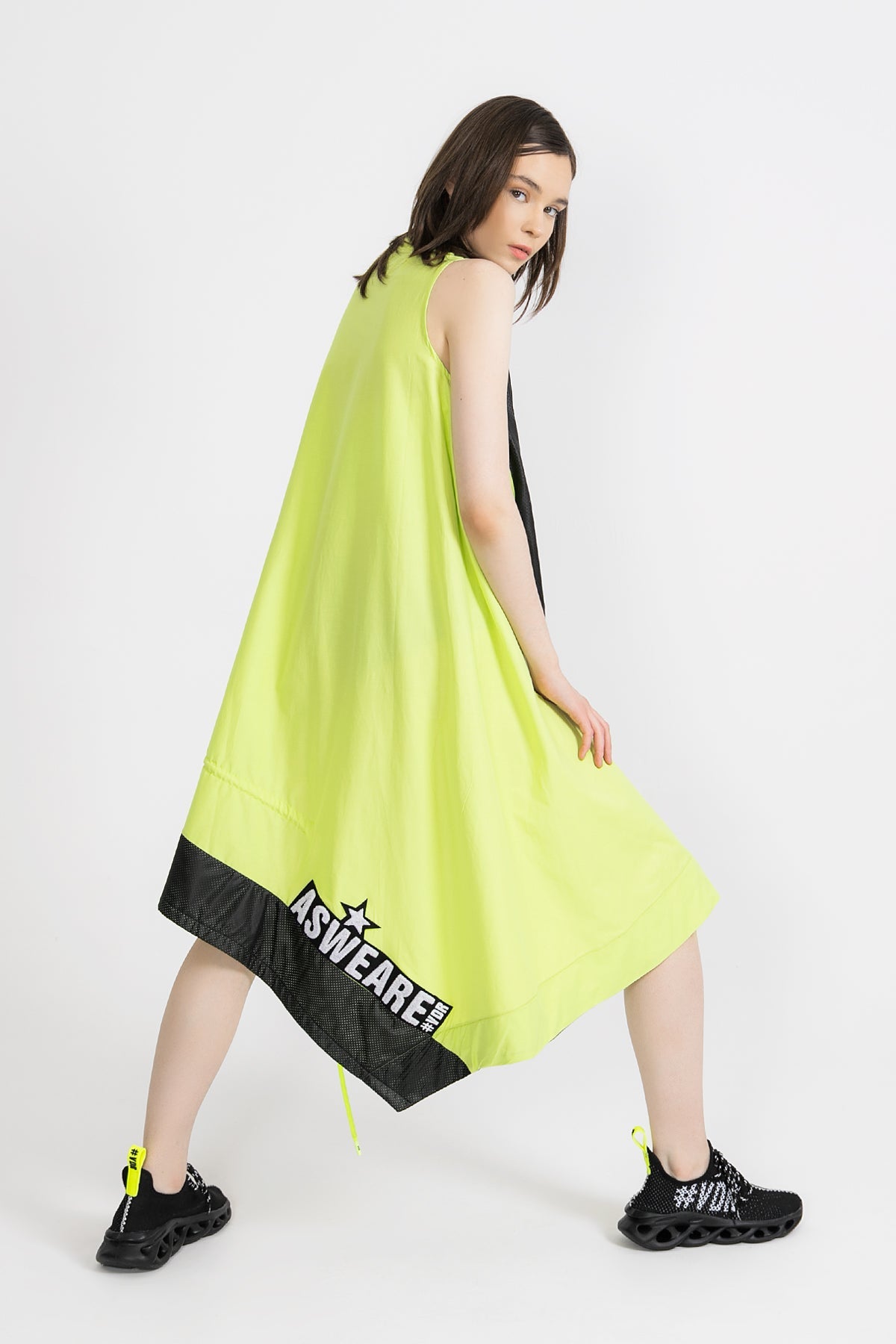 Açik Yesil Siyah  Tunik 9290