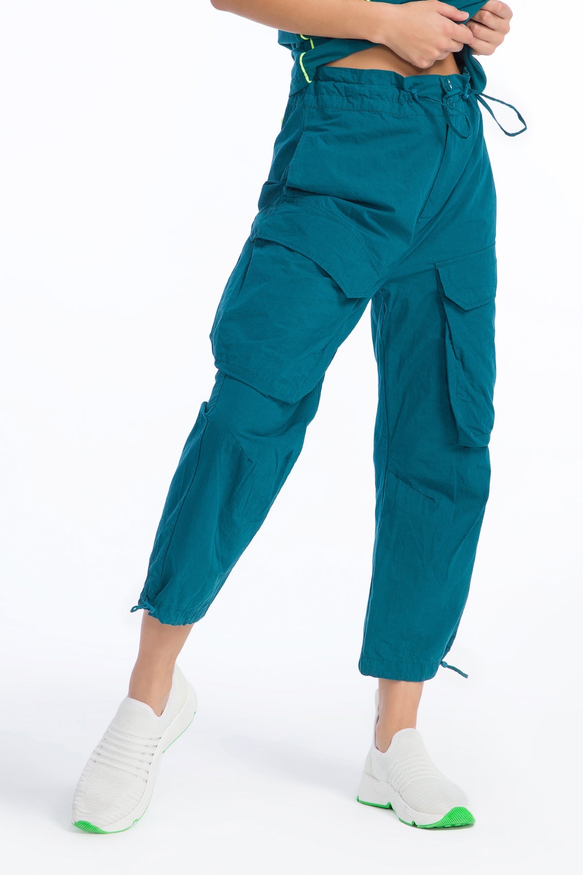 Koyu Yesil  Pantolon 9323