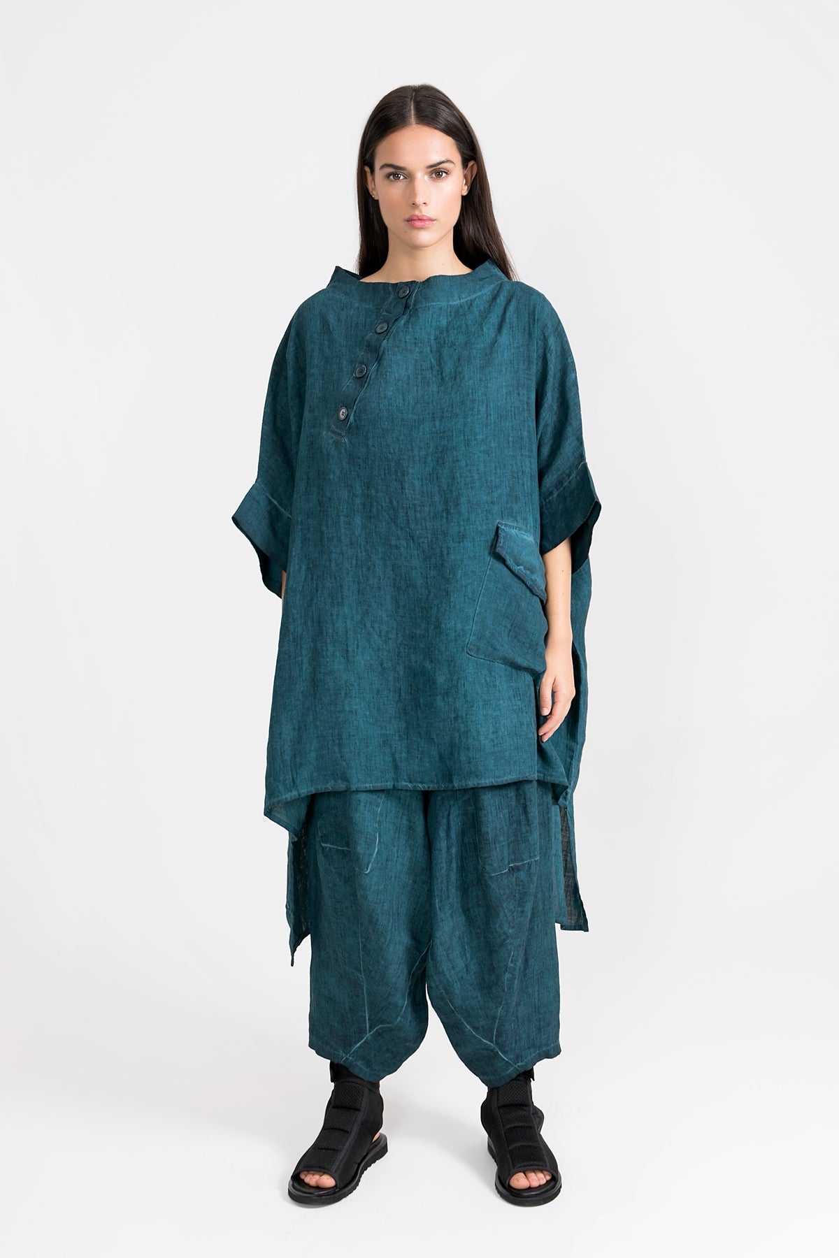 Koyu Yesil  Pantolon 9335