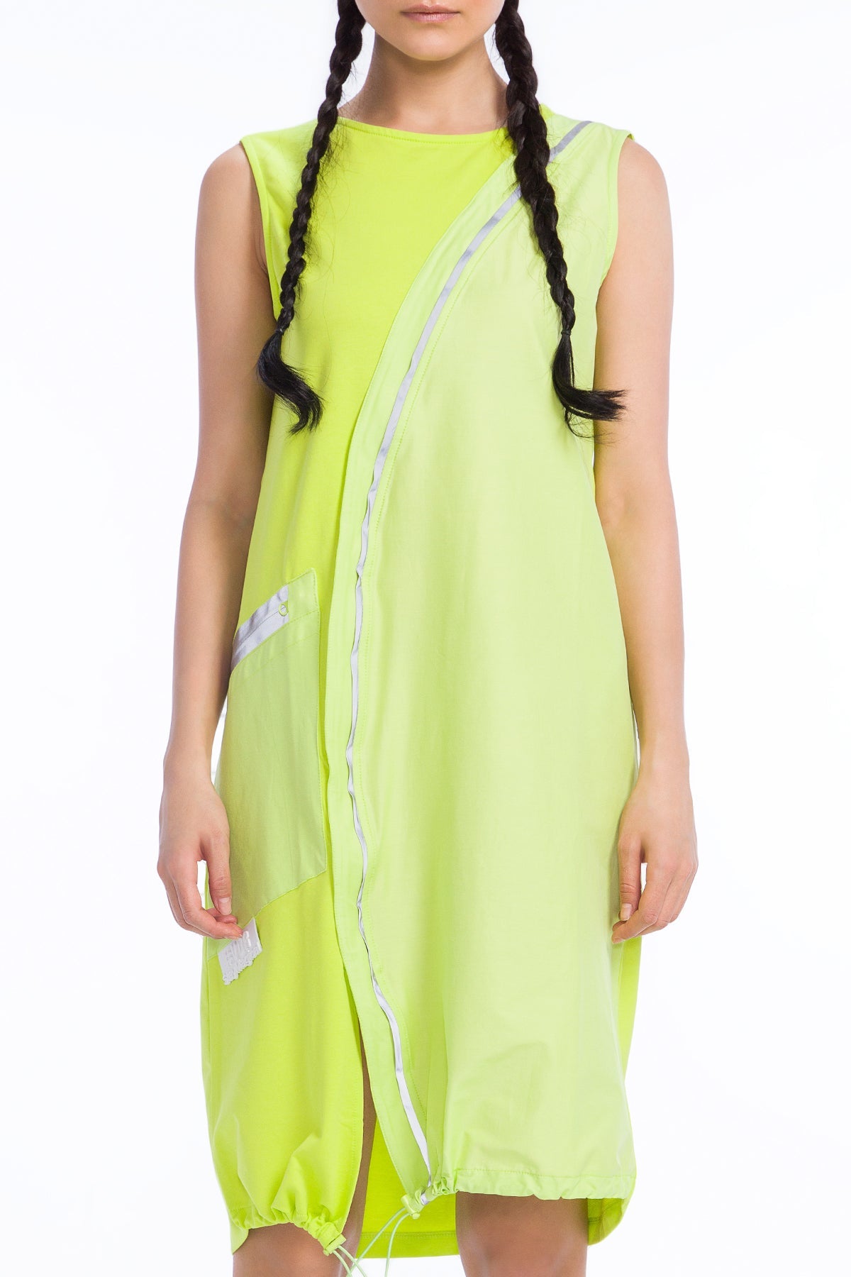 Açik Yesil  Elbise 9414