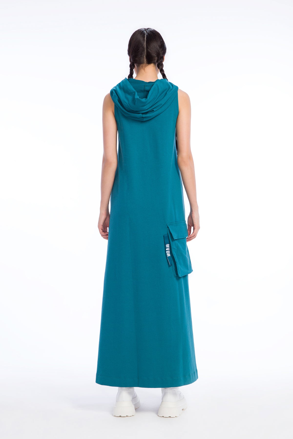 Koyu Yesil  Elbise 9432
