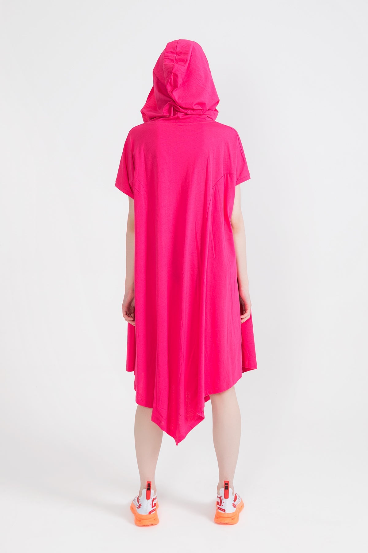 Koyu Pembe  Elbise 9448