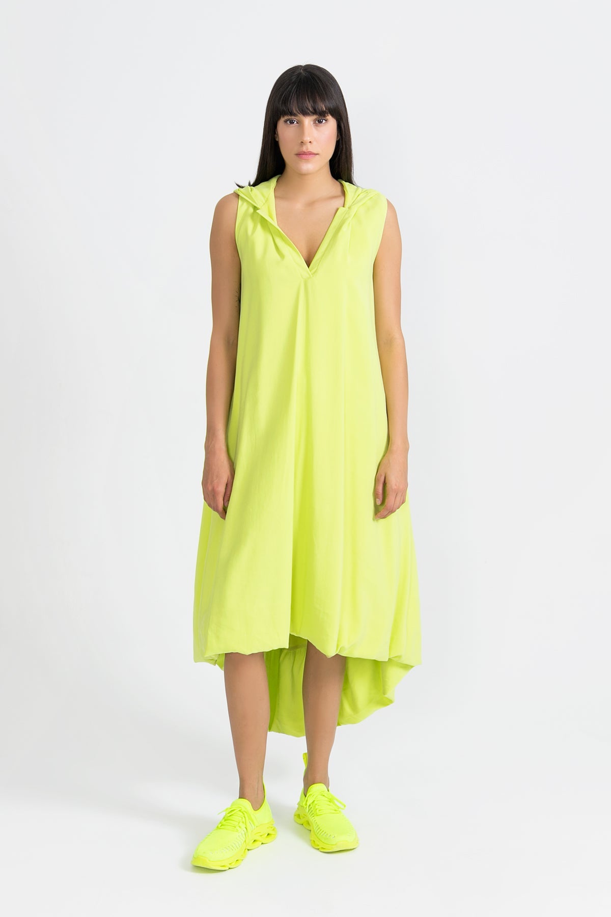 Açik Yesil  Elbise 9457