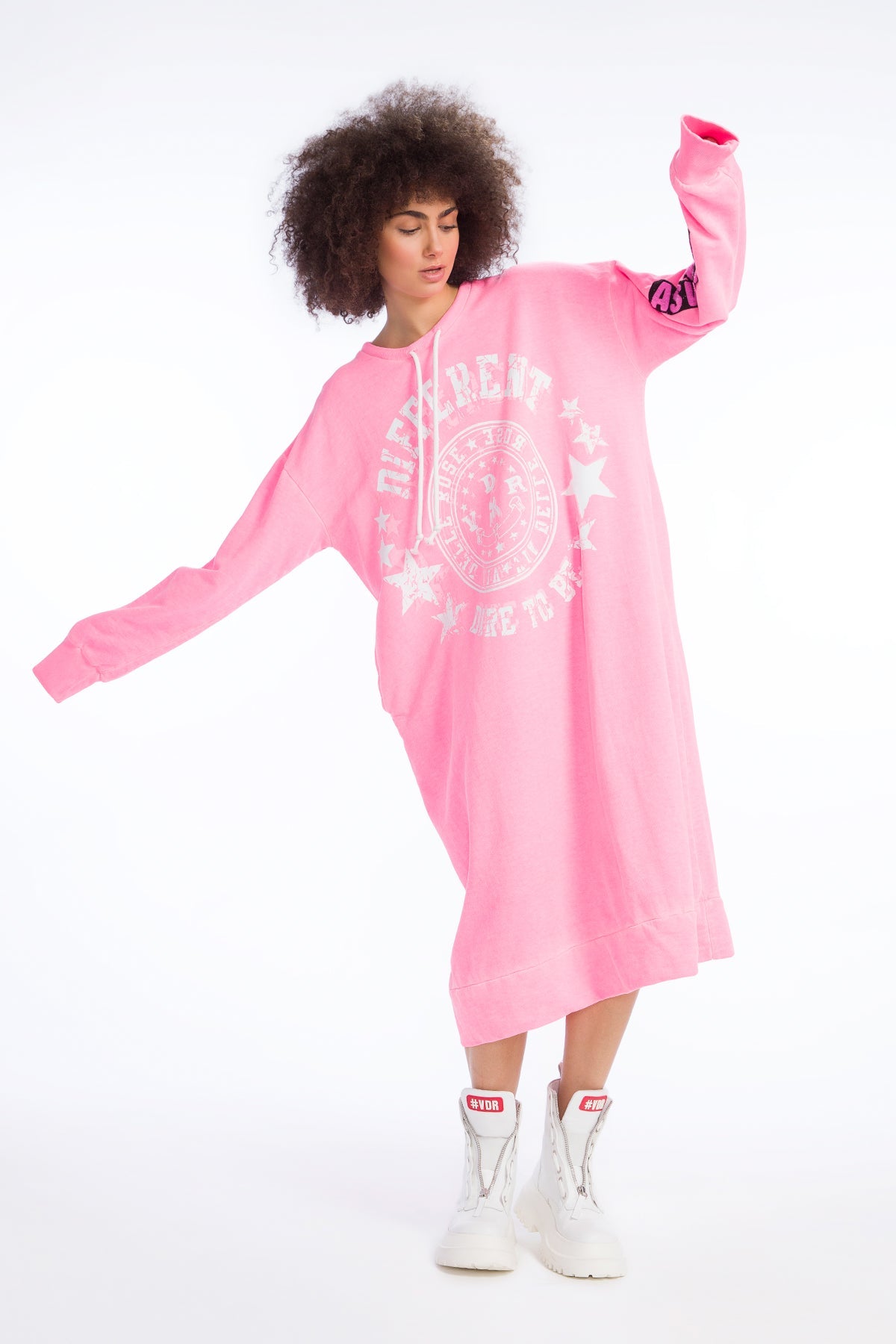 Pembe Neon  Sweatshirt 9489