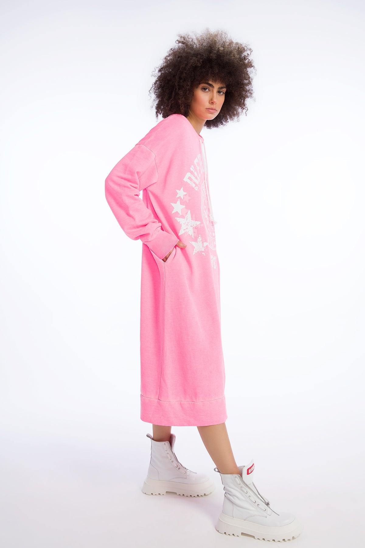 Pembe Neon  Sweatshirt 9489