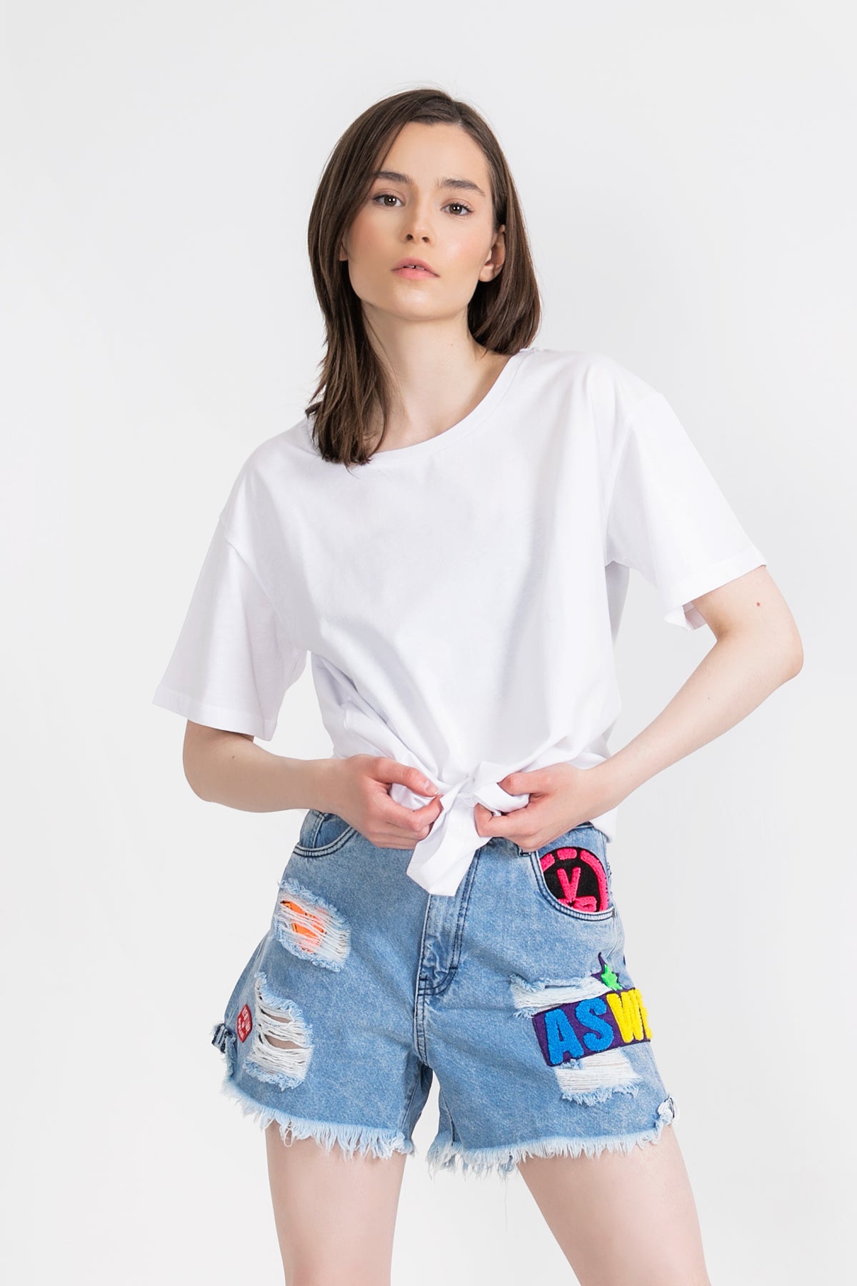 Beyaz  T-shirt 9502