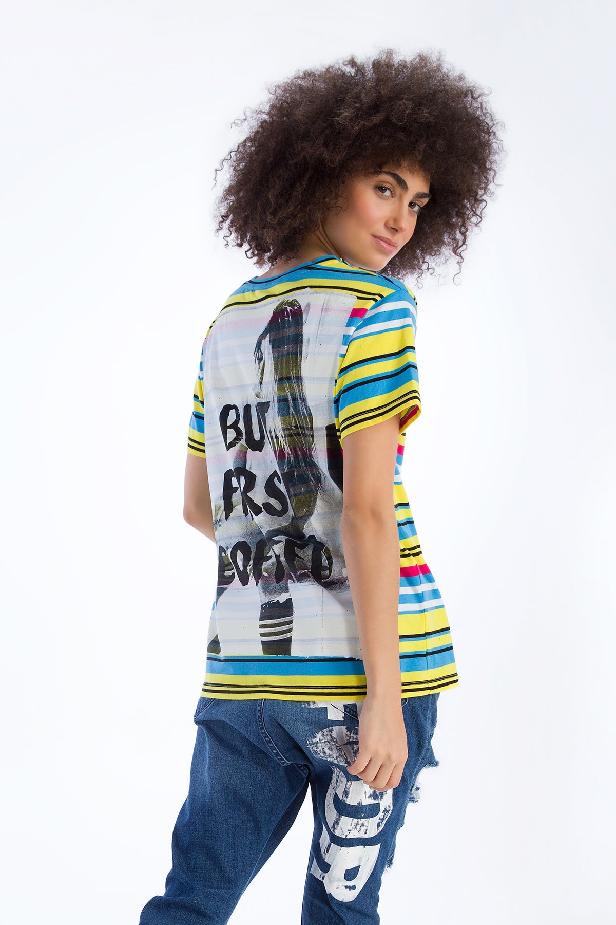 Çok Renkli  T-shirt 9509