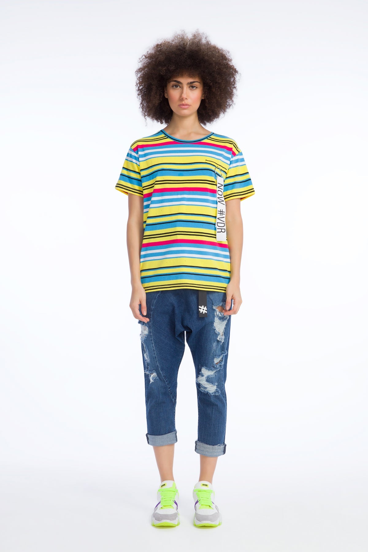 Çok Renkli  T-shirt 9509