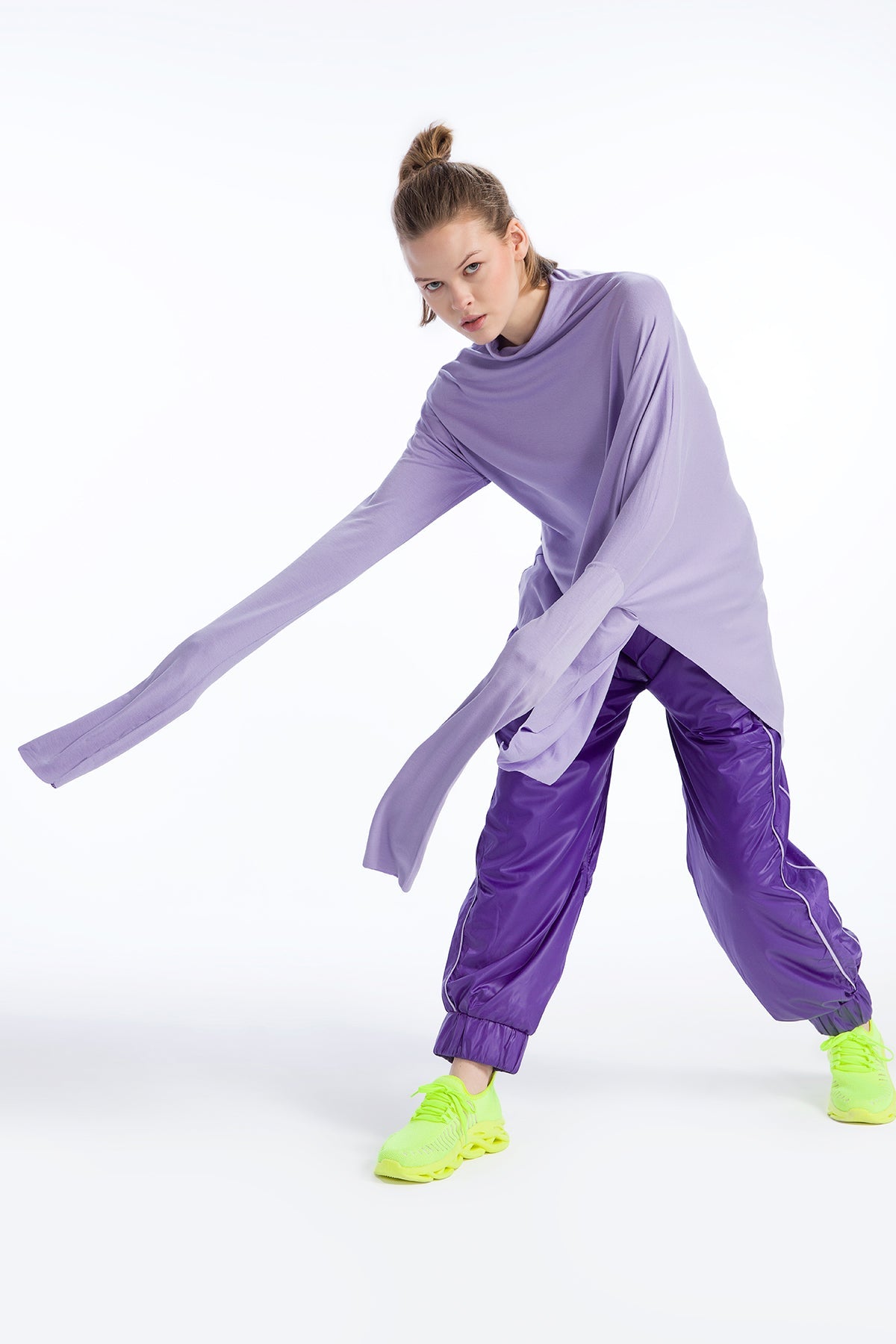 Açik Mor  T-shirt 9516