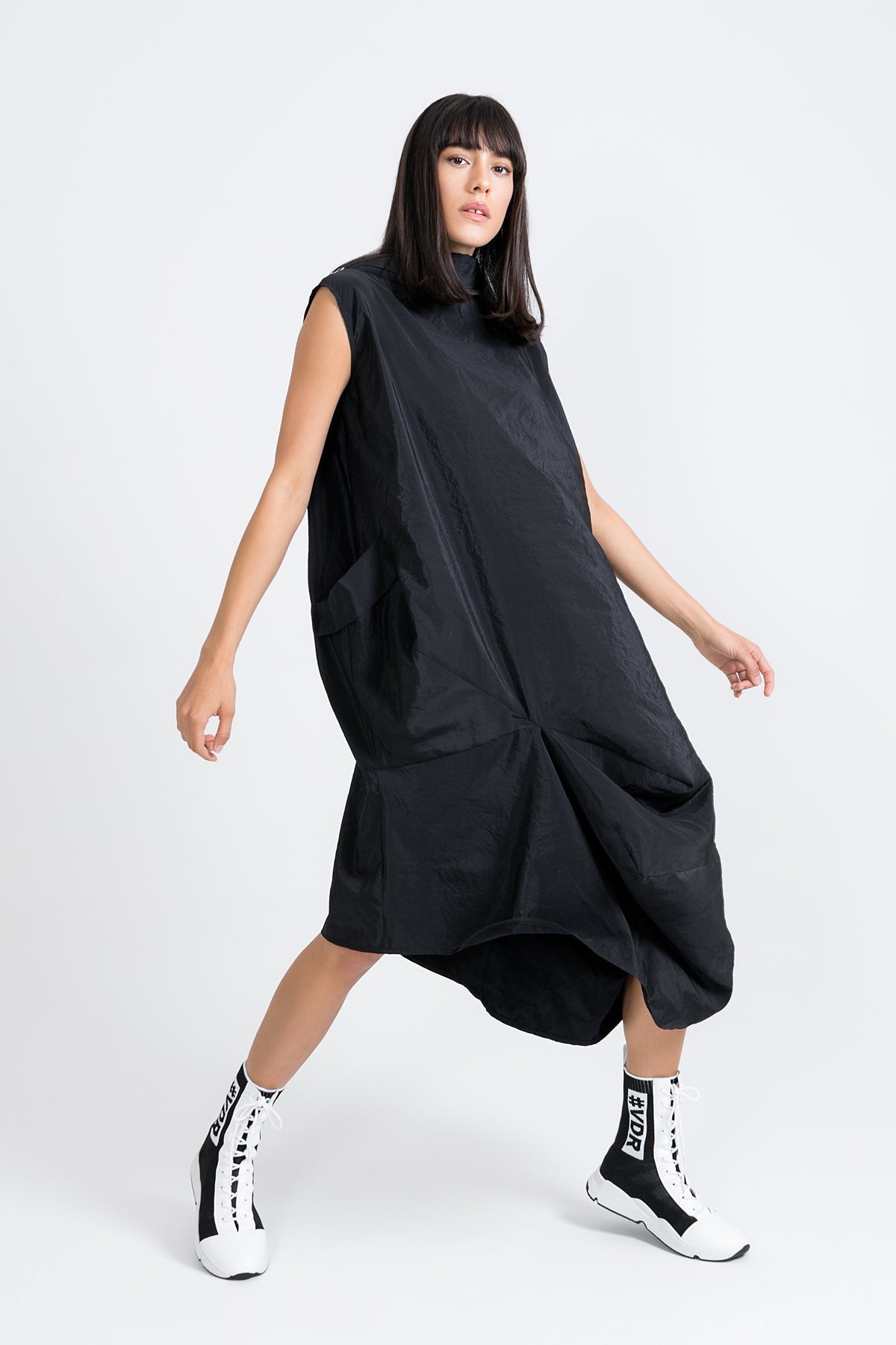 Siyah  Elbise 9521