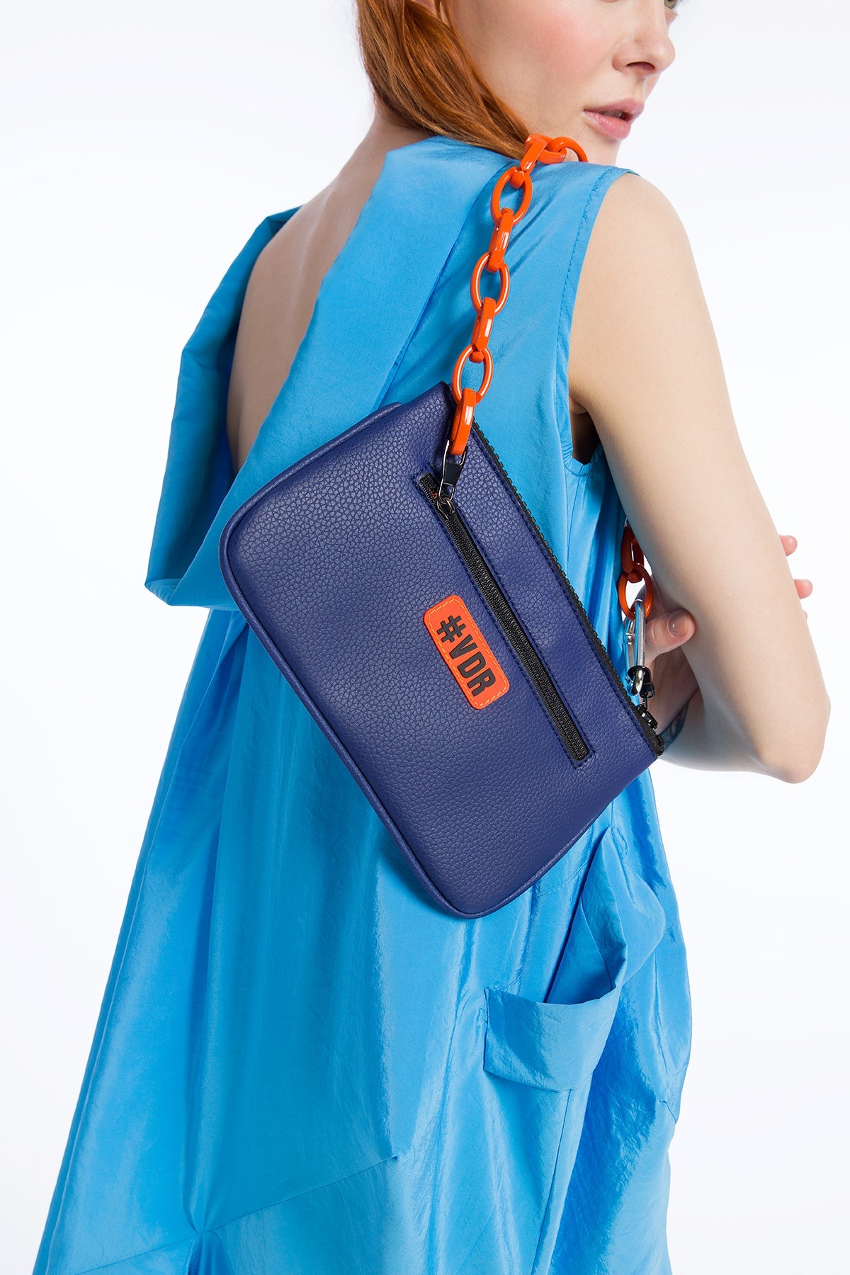Mavi  Elbise 9521