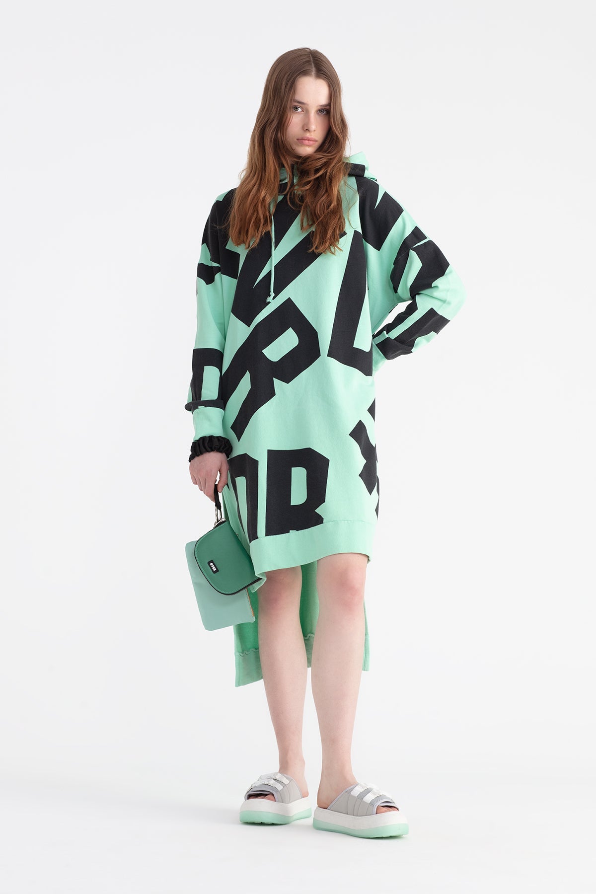 Pastel Yesil  Elbise 11004