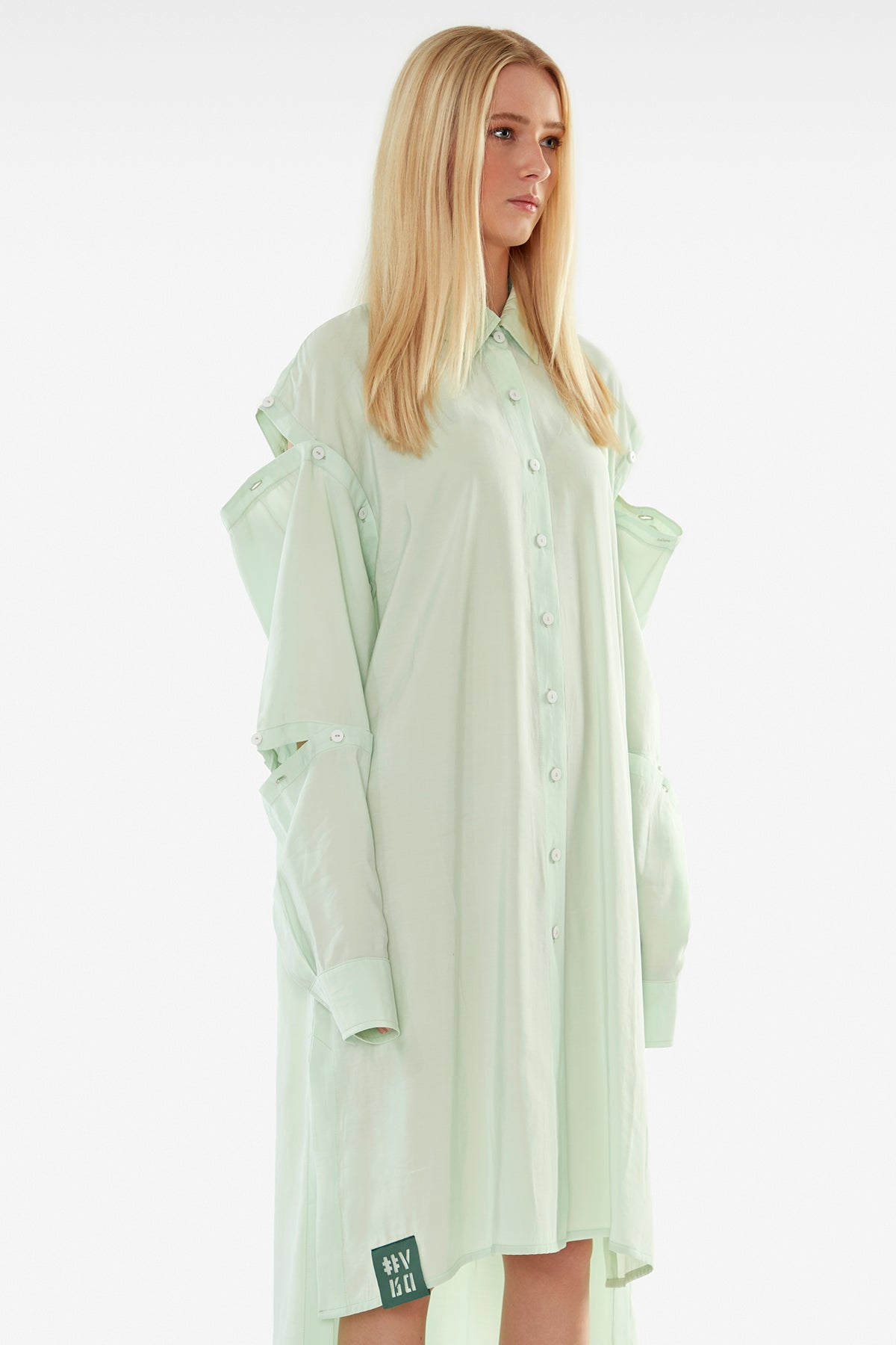 Pastel Yesil  Elbise 11059