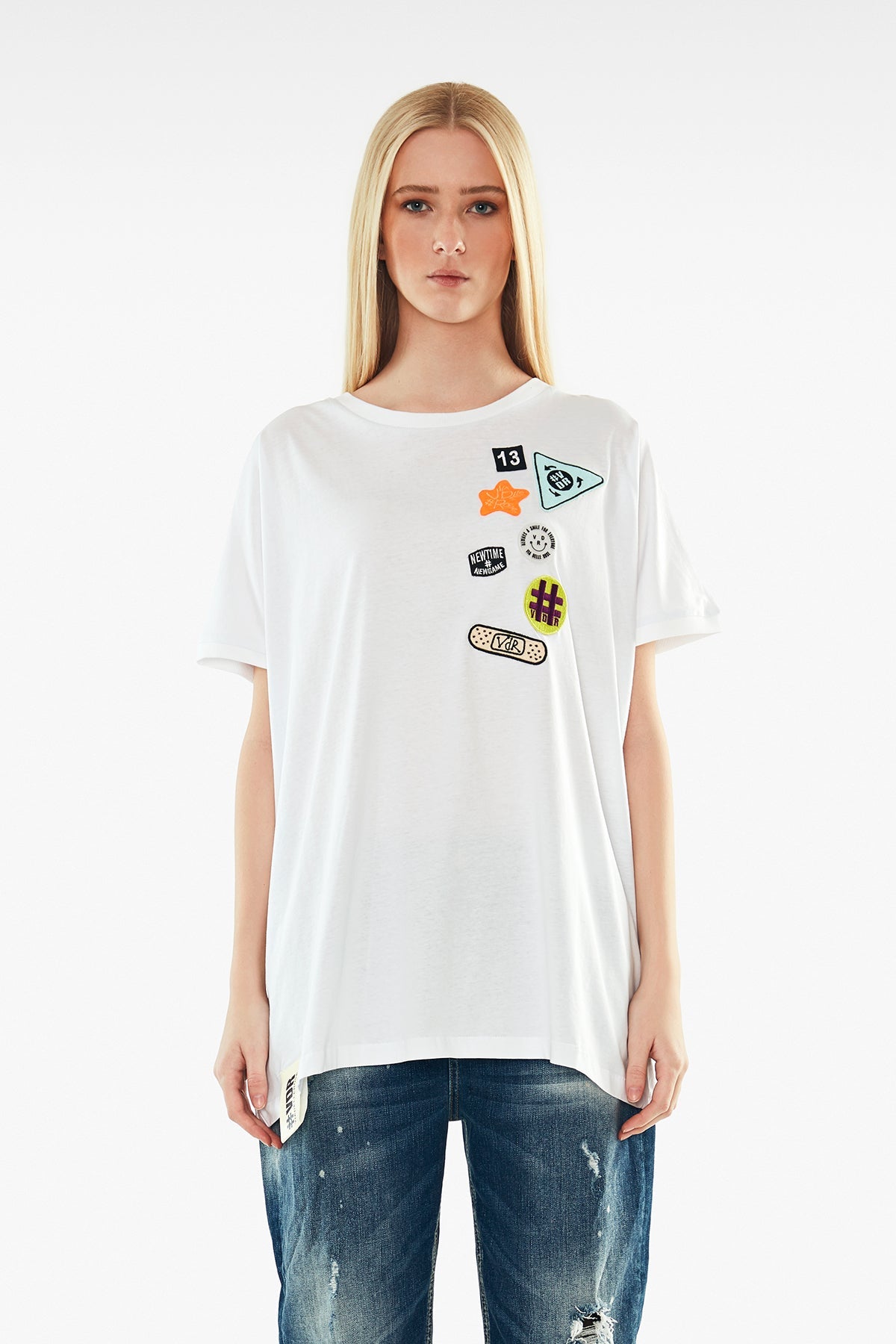 Beyaz  T-shirt 11079
