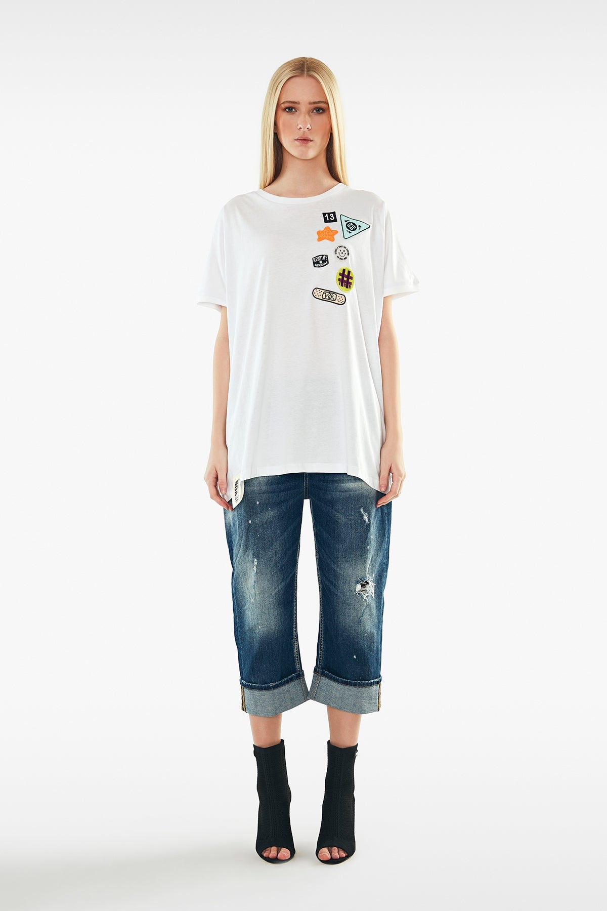 Beyaz  T-shirt 11079