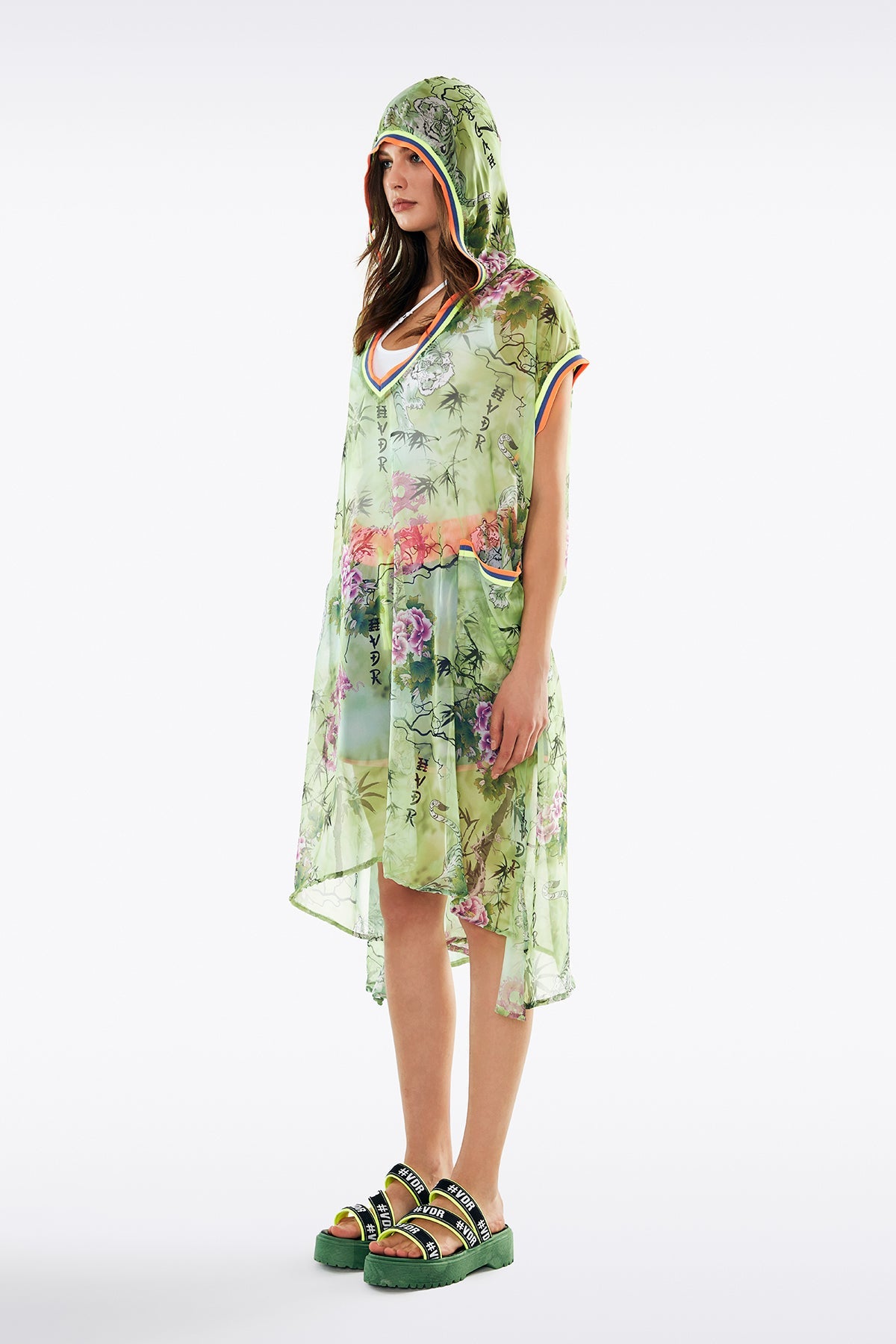 Yesil  Elbise 11085