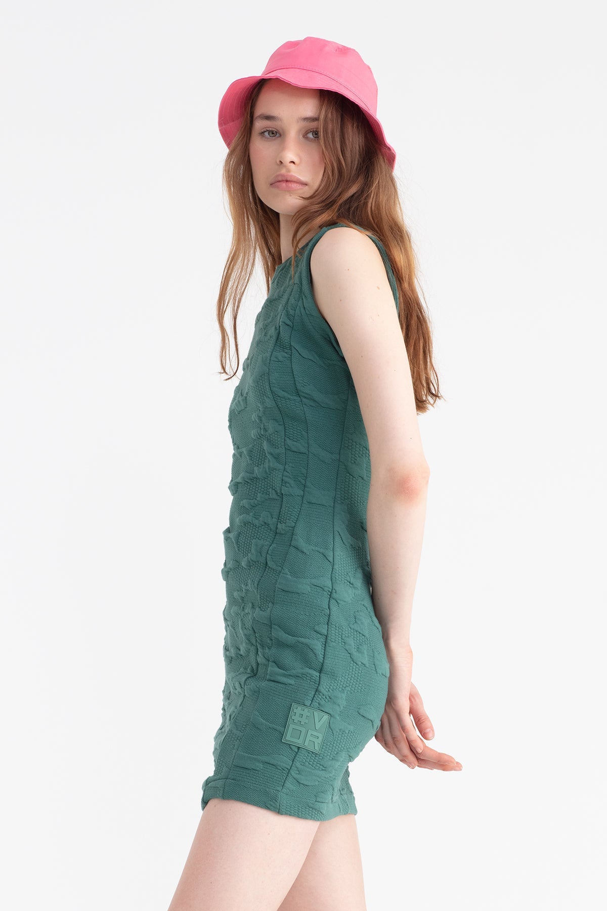 Koyu Yesil  Elbise 11180
