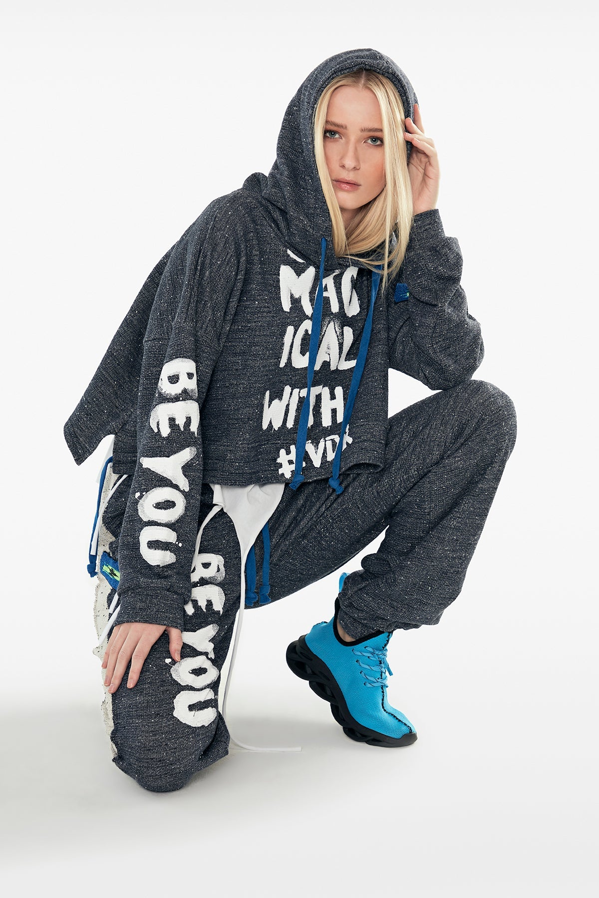Siyah Beyaz  Sweatshirt 11224