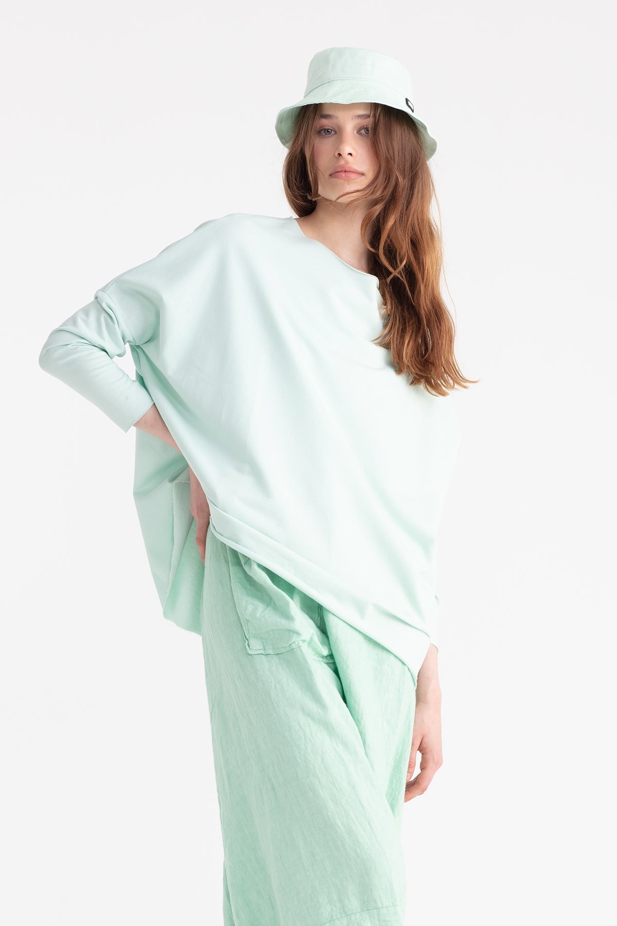 Pastel Yesil  Sweatshirt 11236