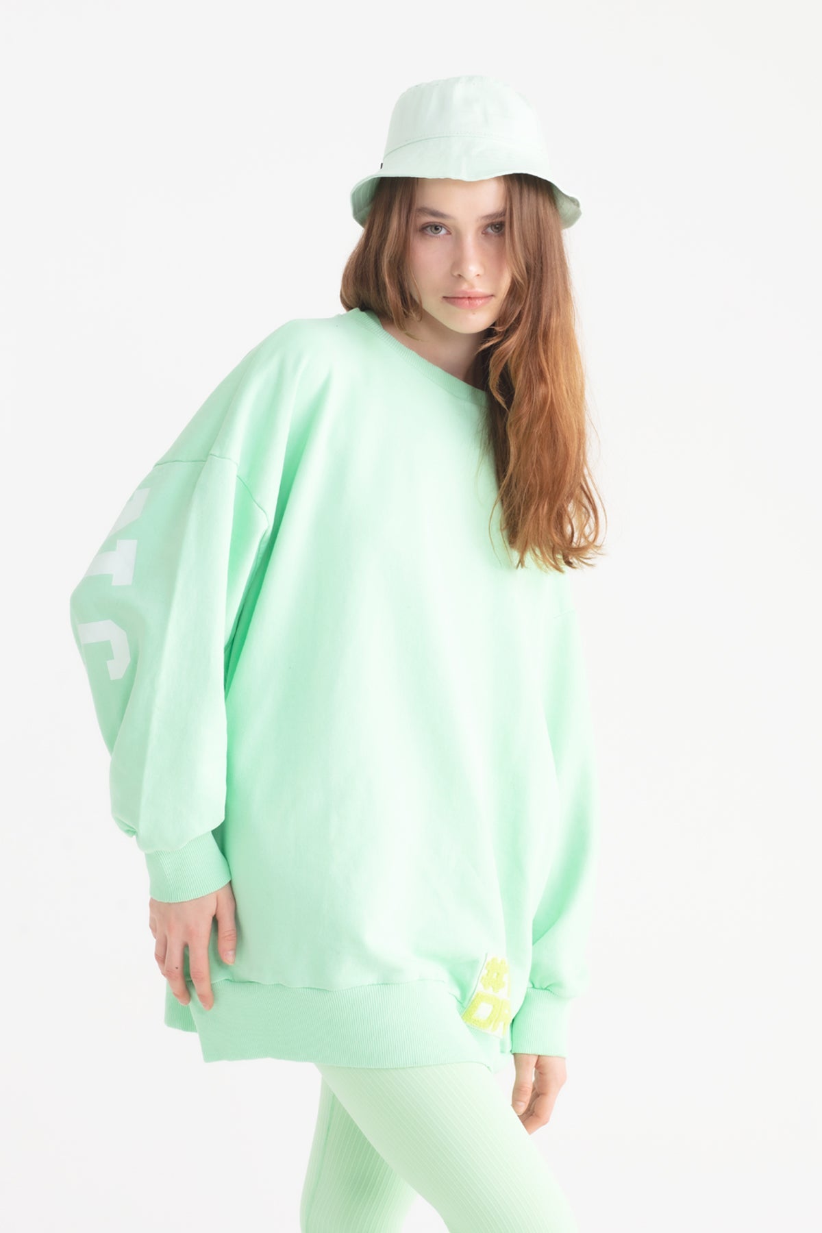 Pastel Yesil  Sweatshirt 11377