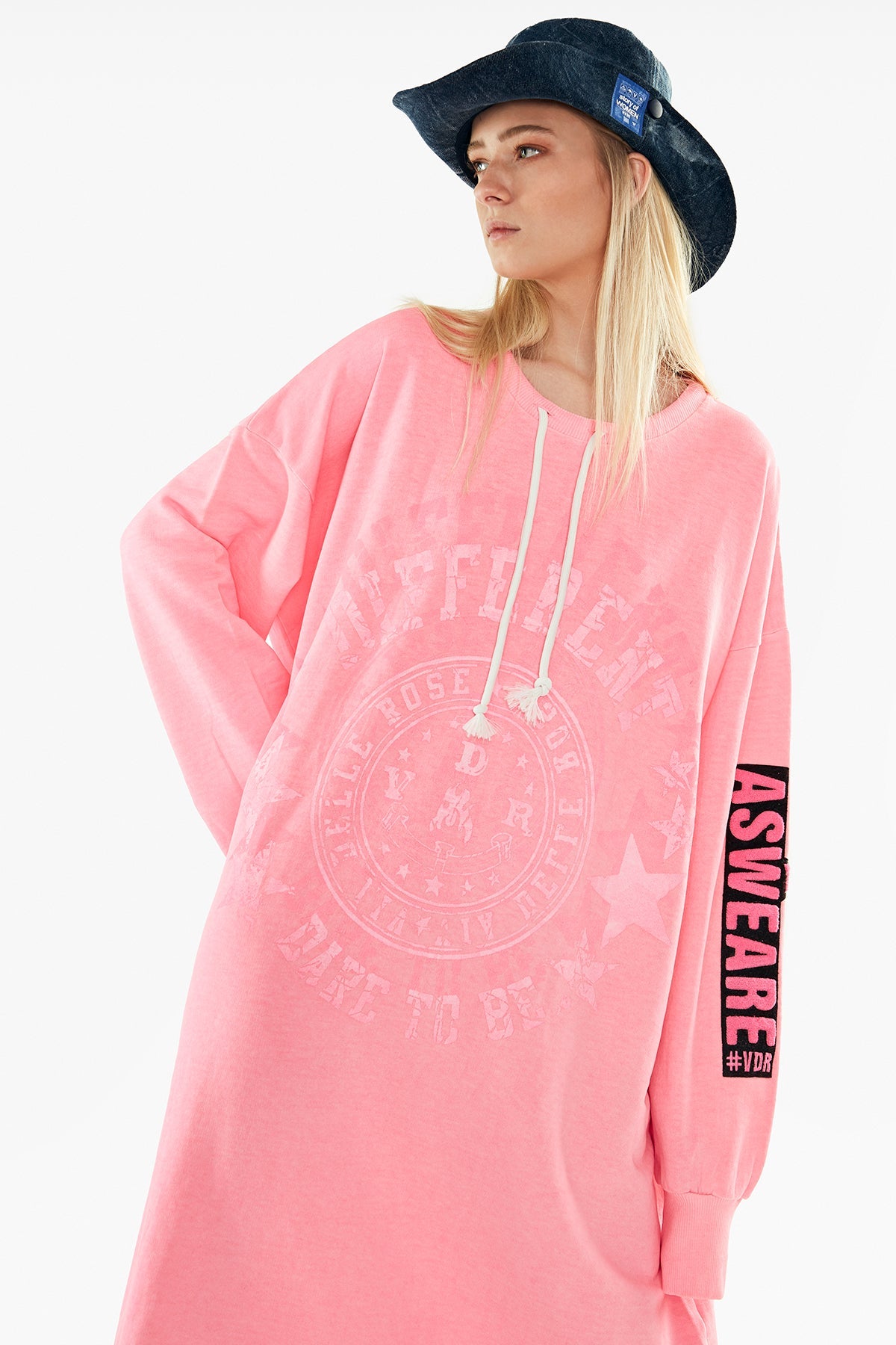 Pembe Neon  Sweatshirt 11378