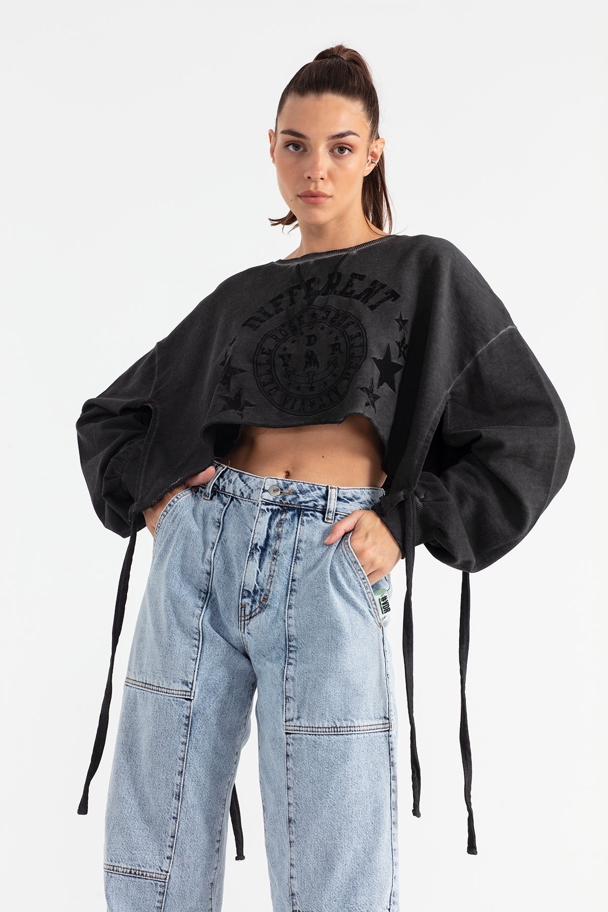 Siyah  Sweatshirt 11499
