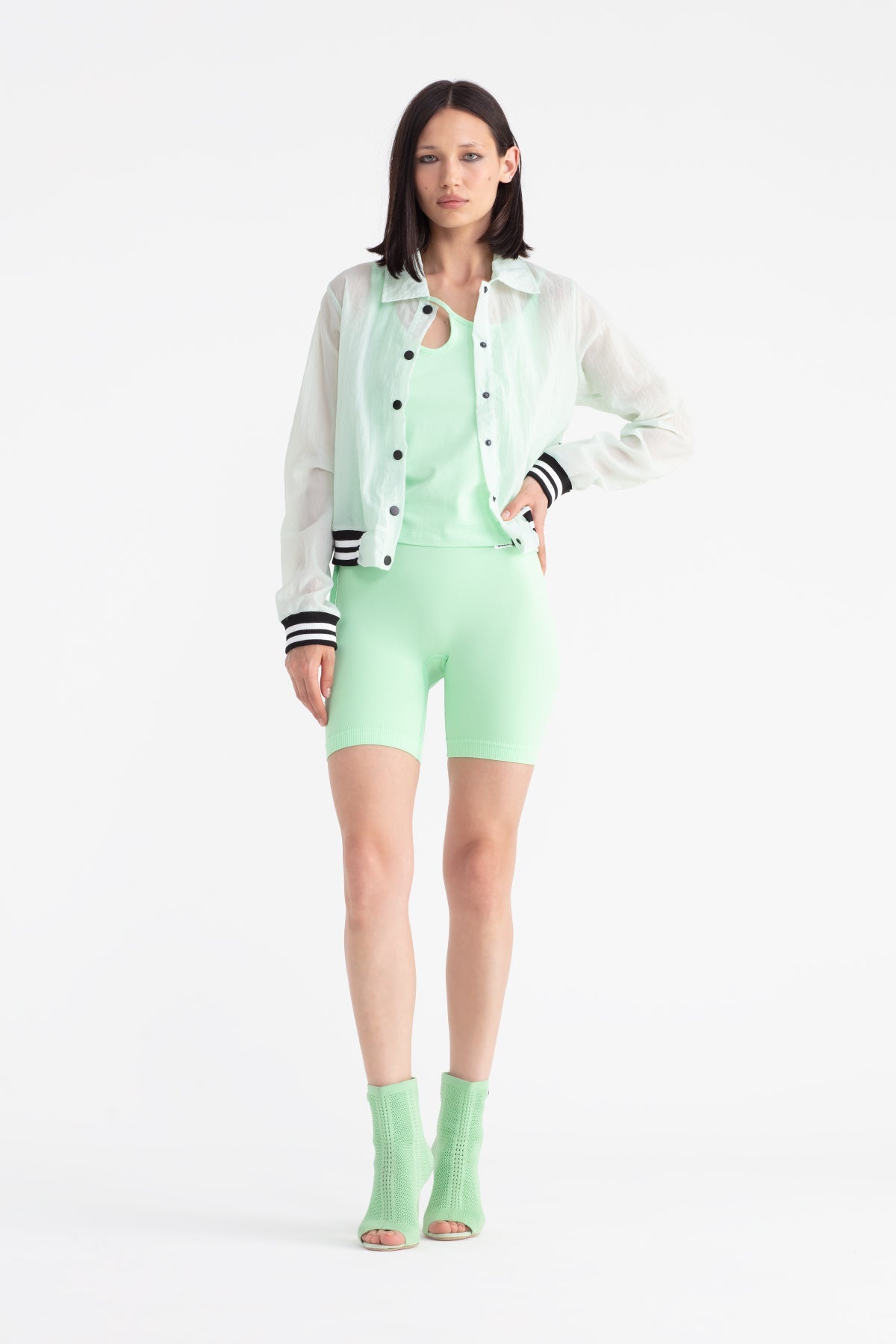 Pastel Yesil  Ceket 11506