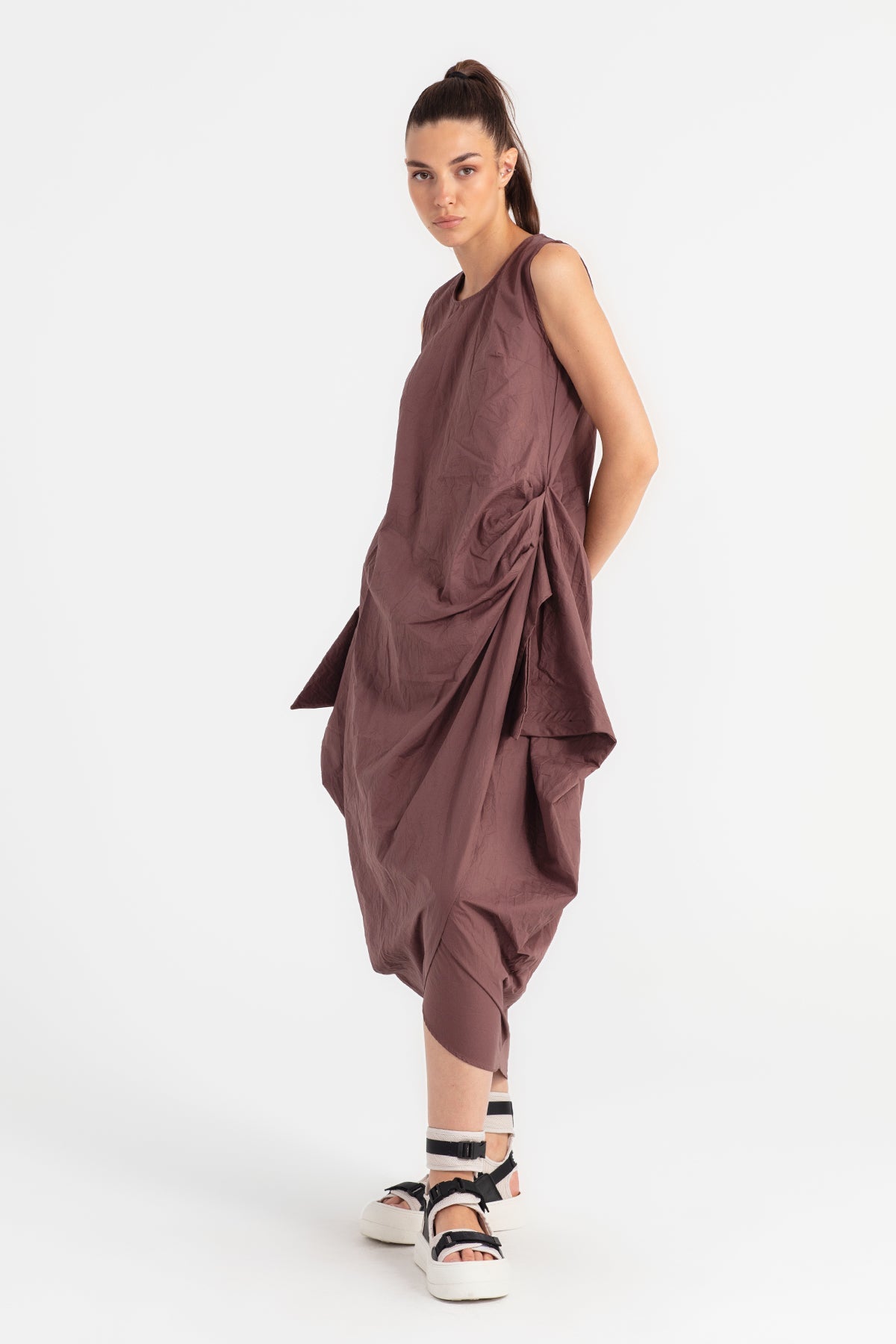 Kahve  Elbise 11533