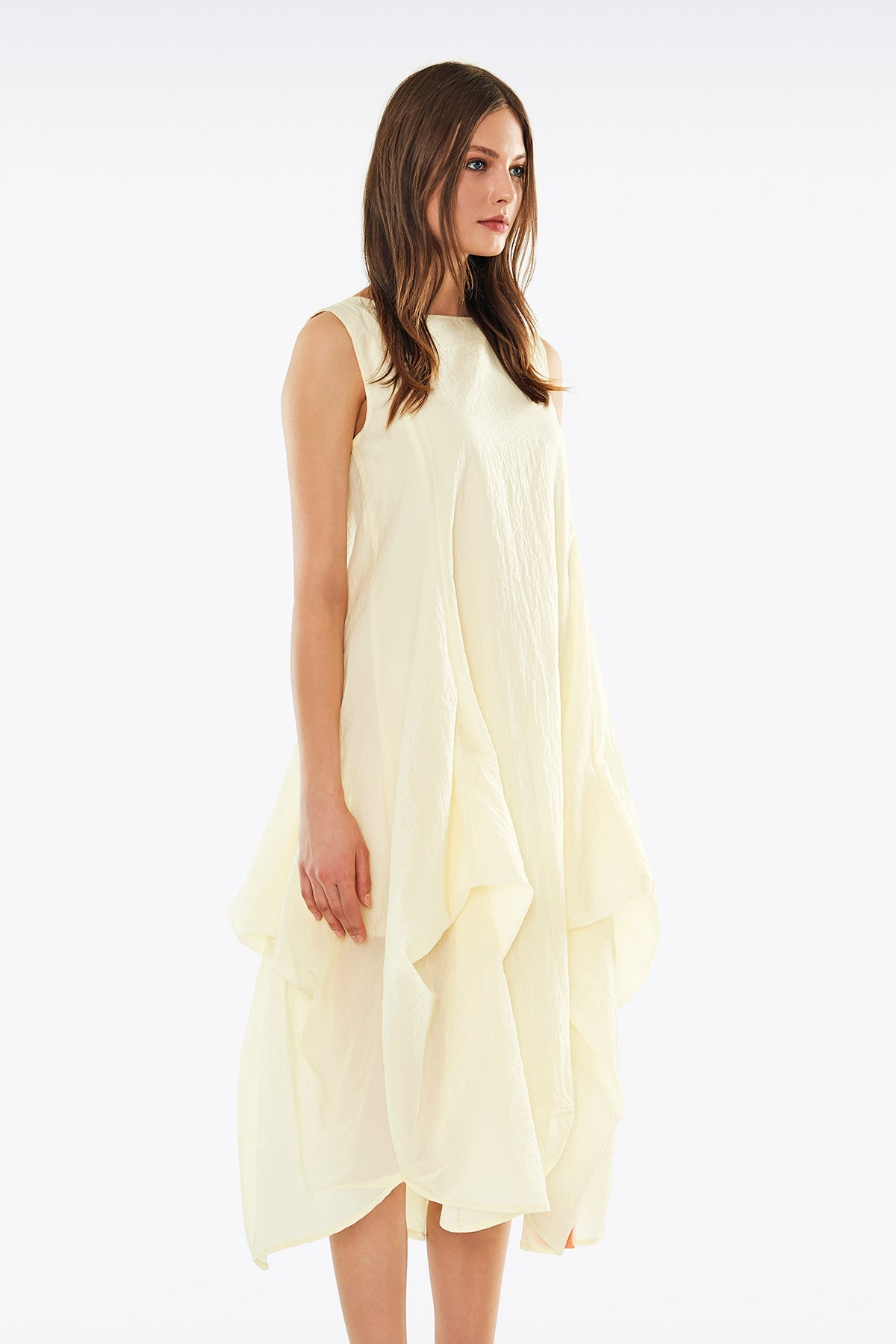 Pastel Sari  Elbise 11544