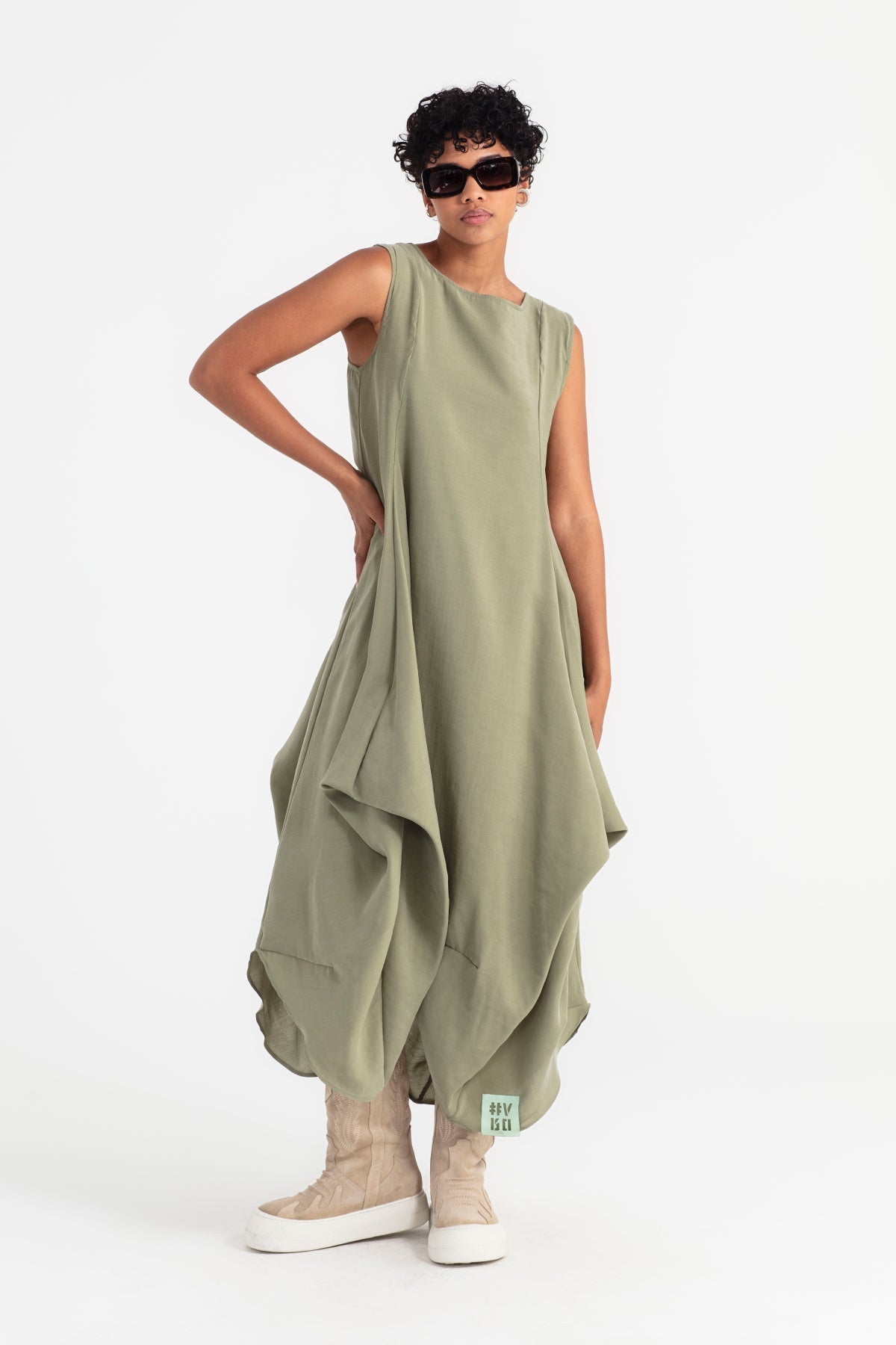 Haki  Elbise 11545