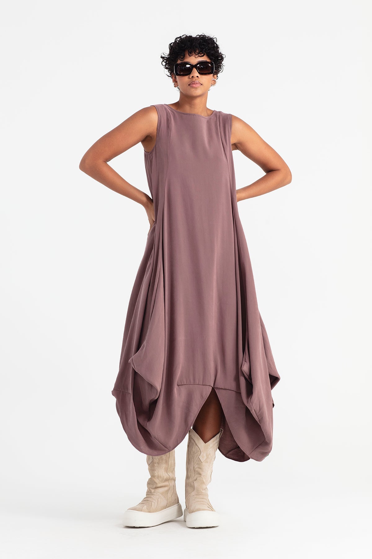 Kahve  Elbise 11545
