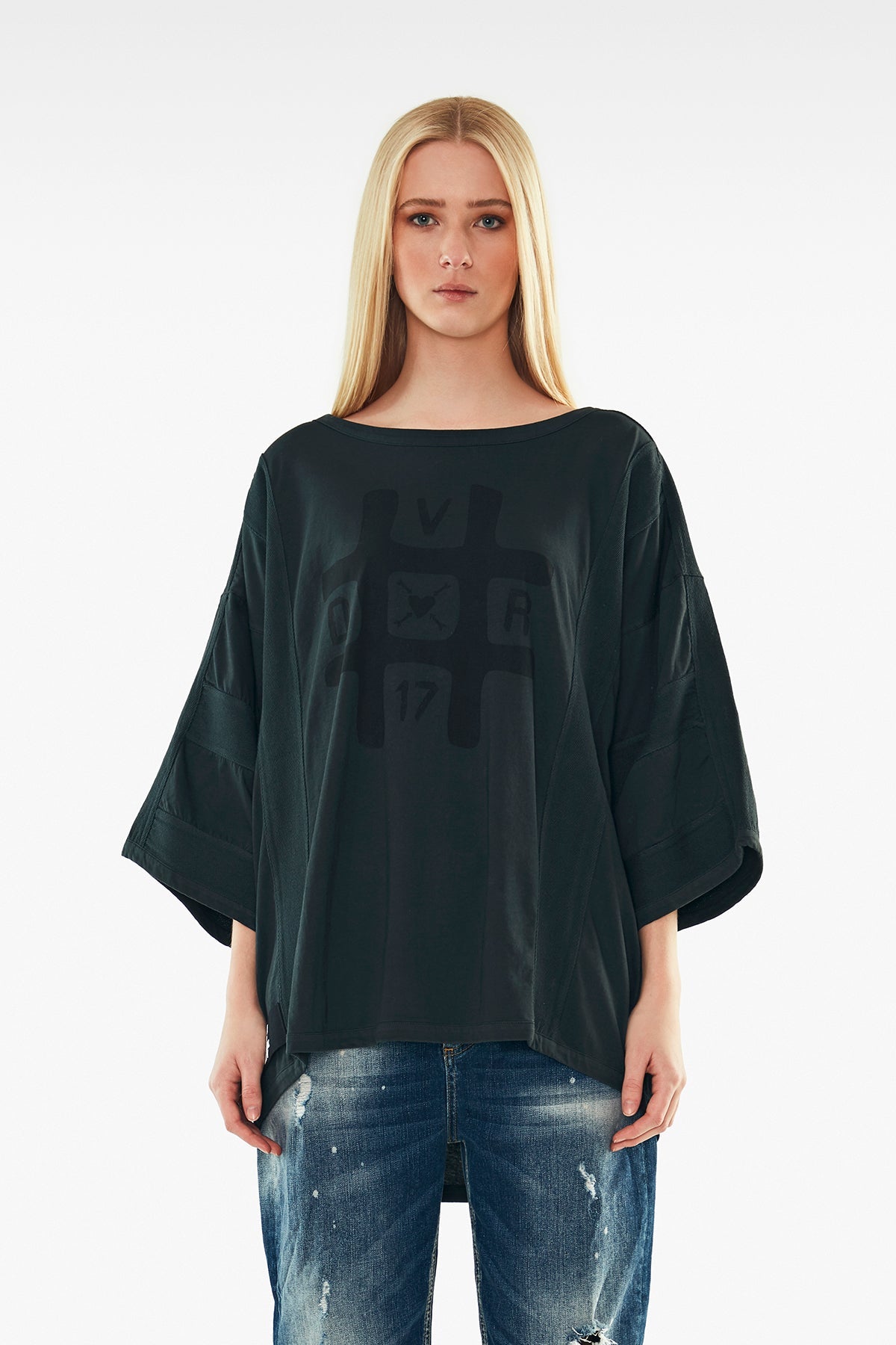 Siyah Gri  T-shirt 11546