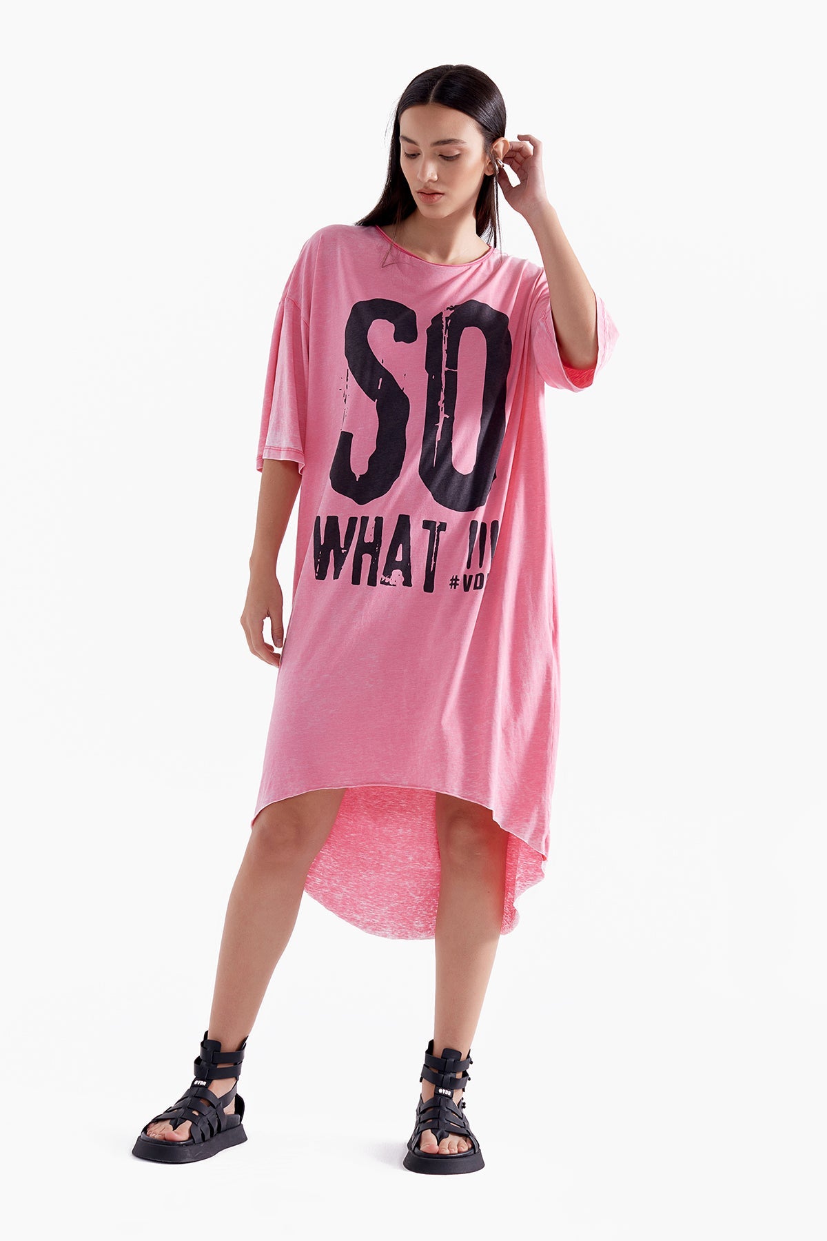 Pembe  Elbise 13077