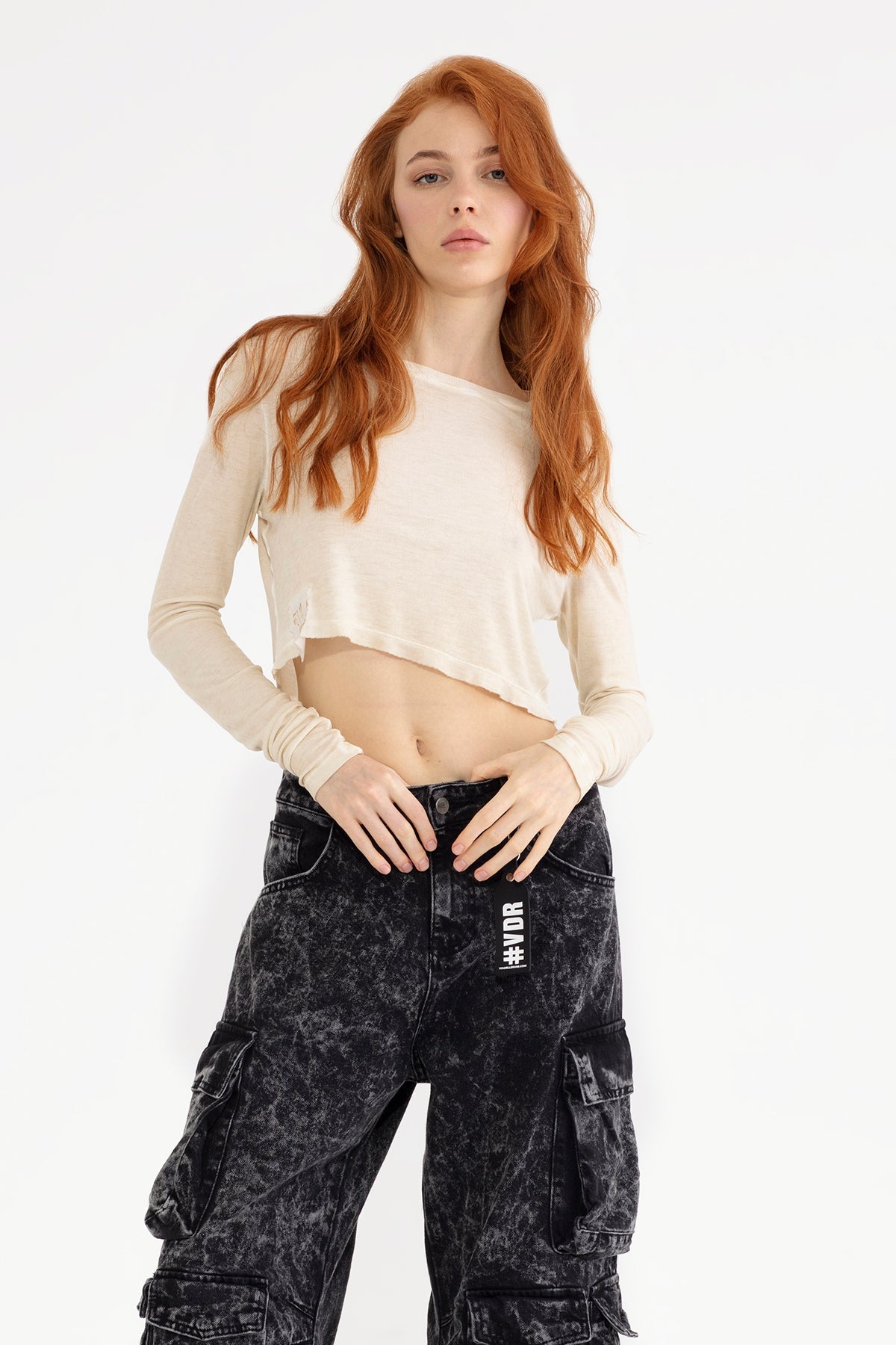 Bej  Uzun T-shirt 13225