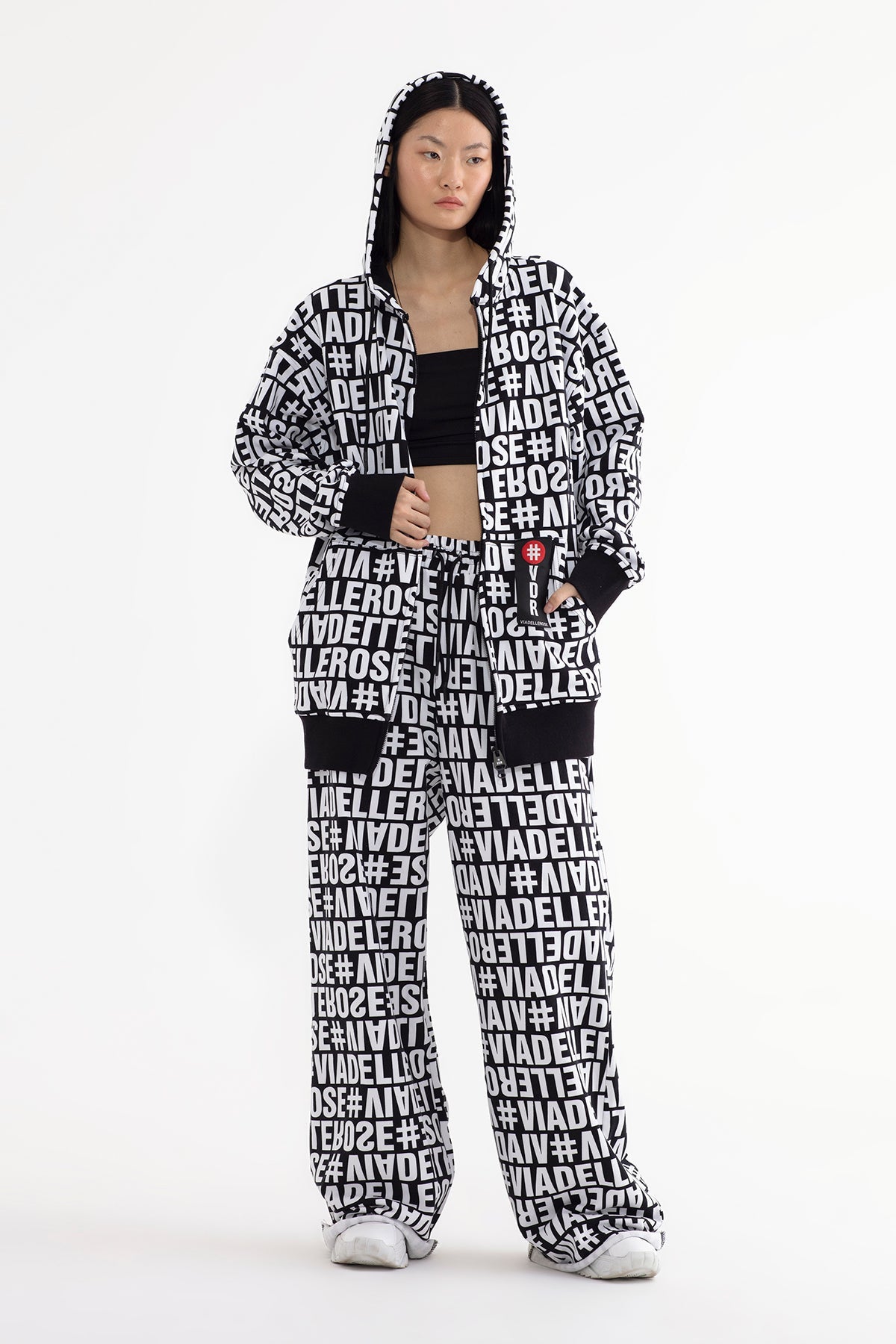 Siyah Beyaz  Sweatshirt 13413