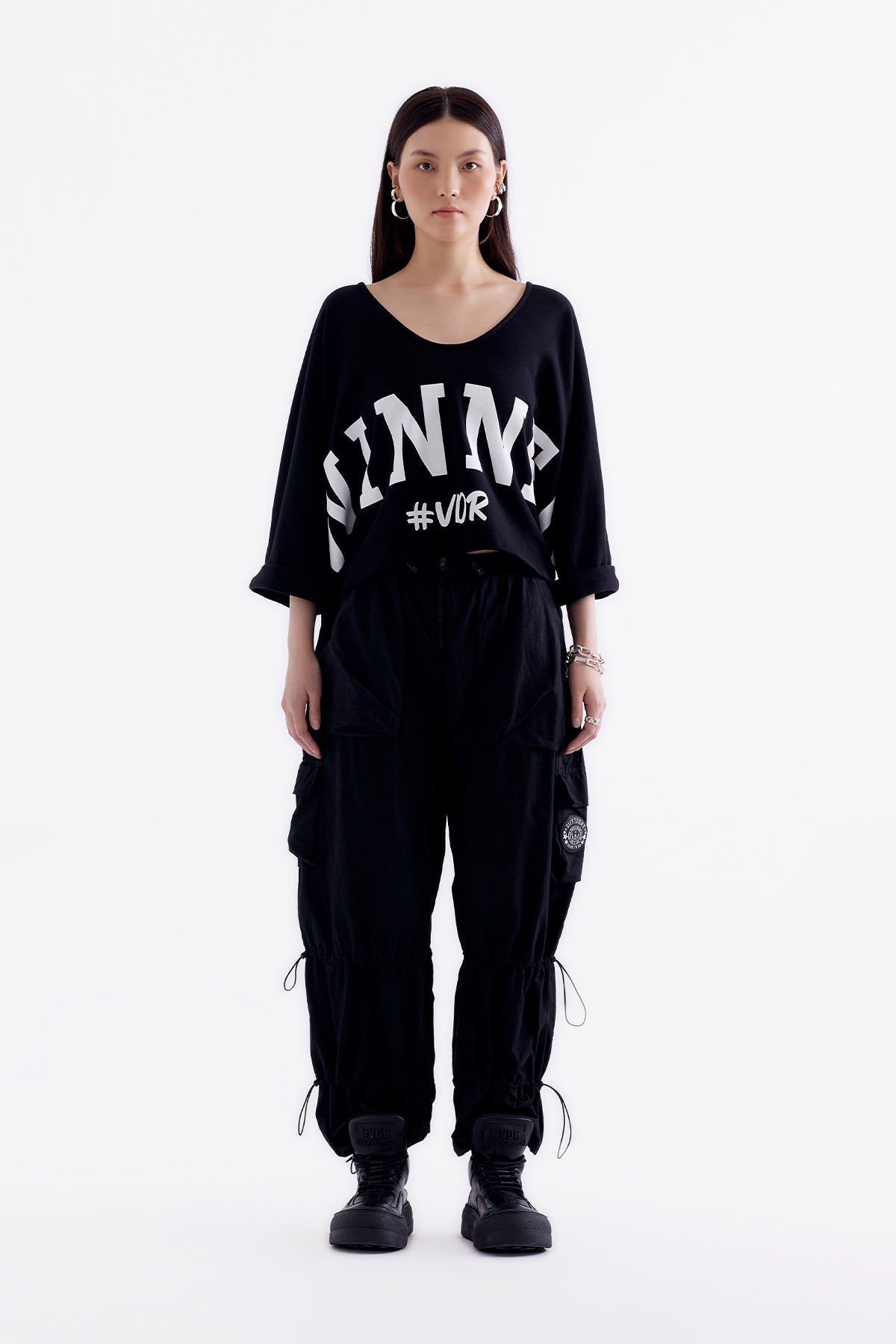 Siyah  Sweatshirt 13421