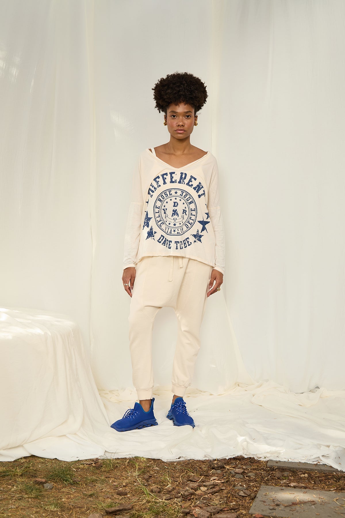 Krem  Uzun T-shirt 15171