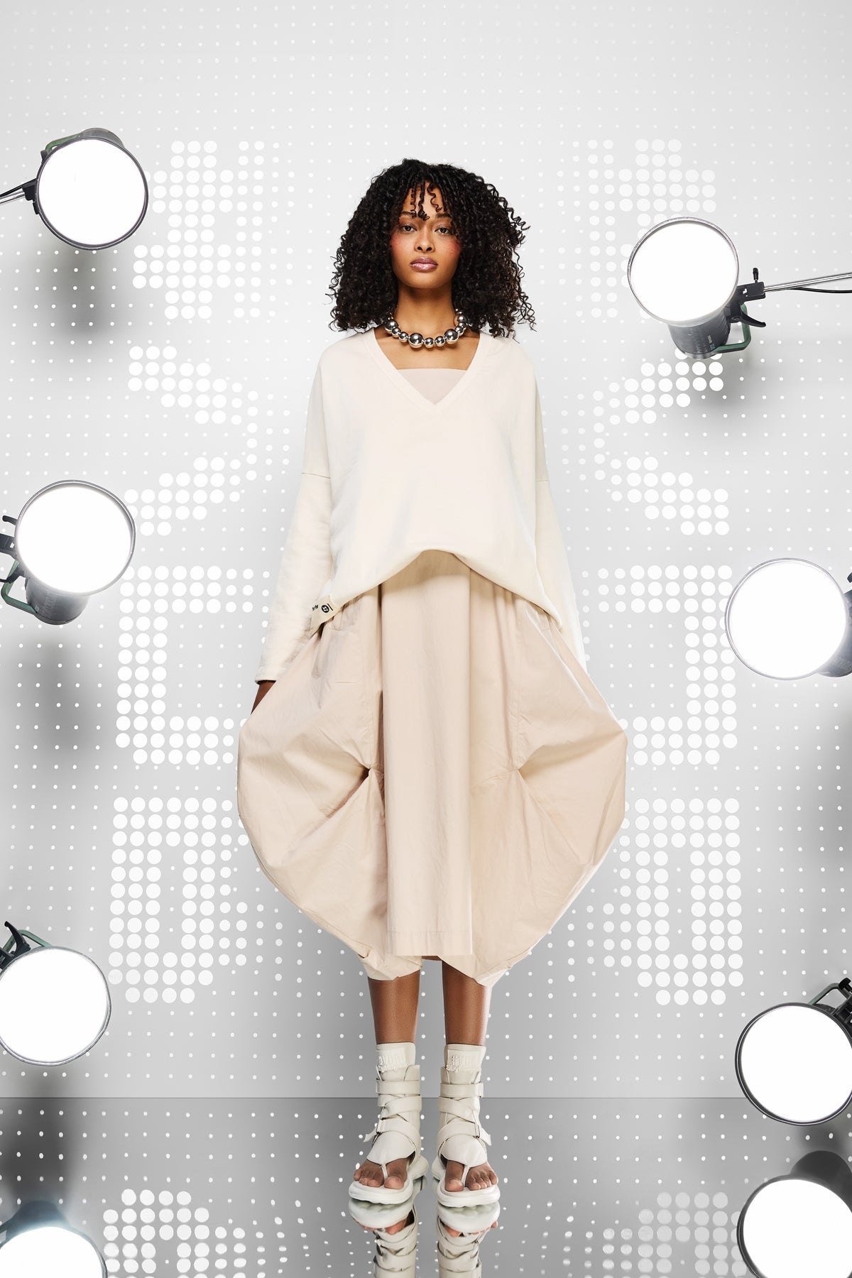 Krem  Sweatshirt 15196