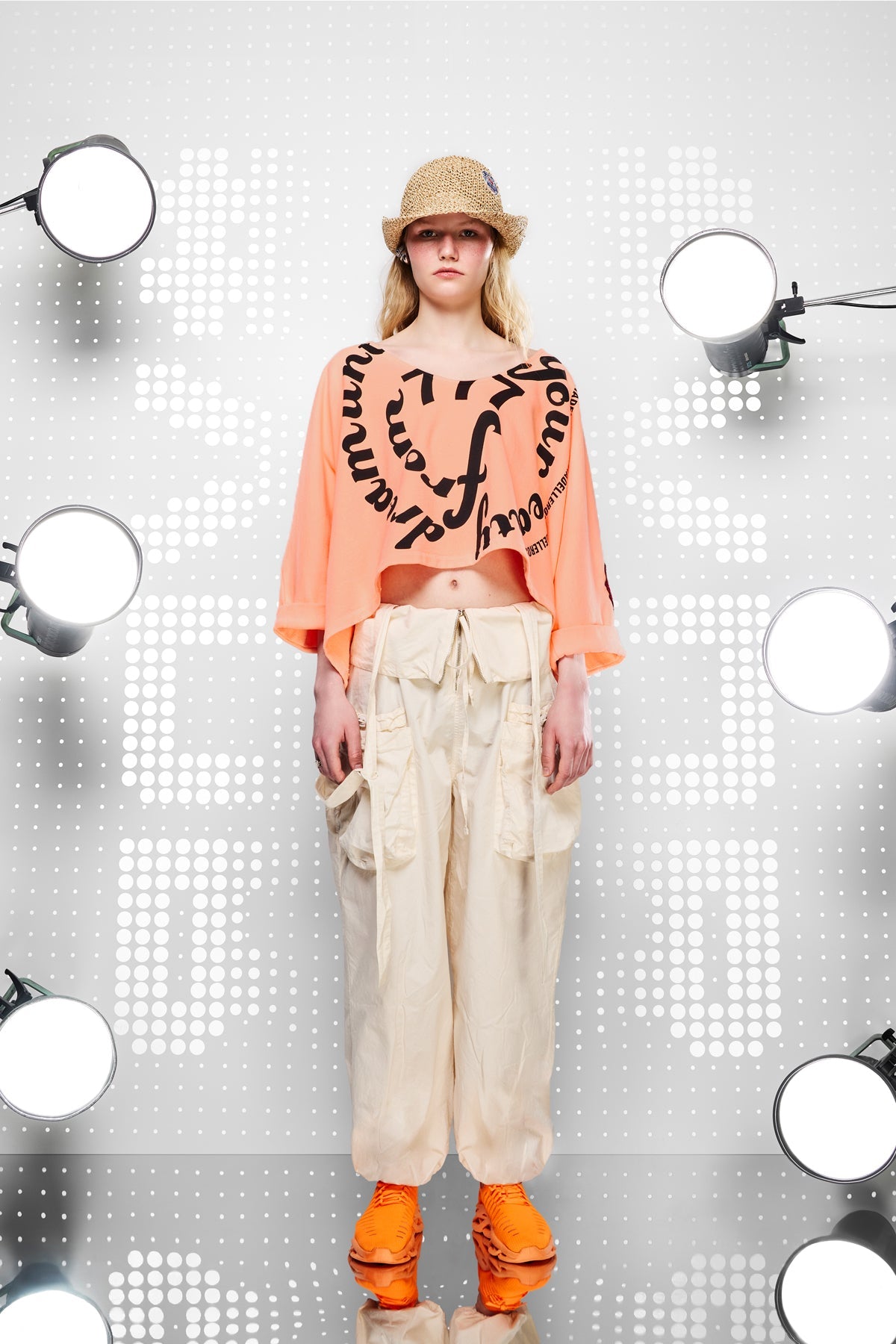 Turuncu Neon  Sweatshirt 15298
